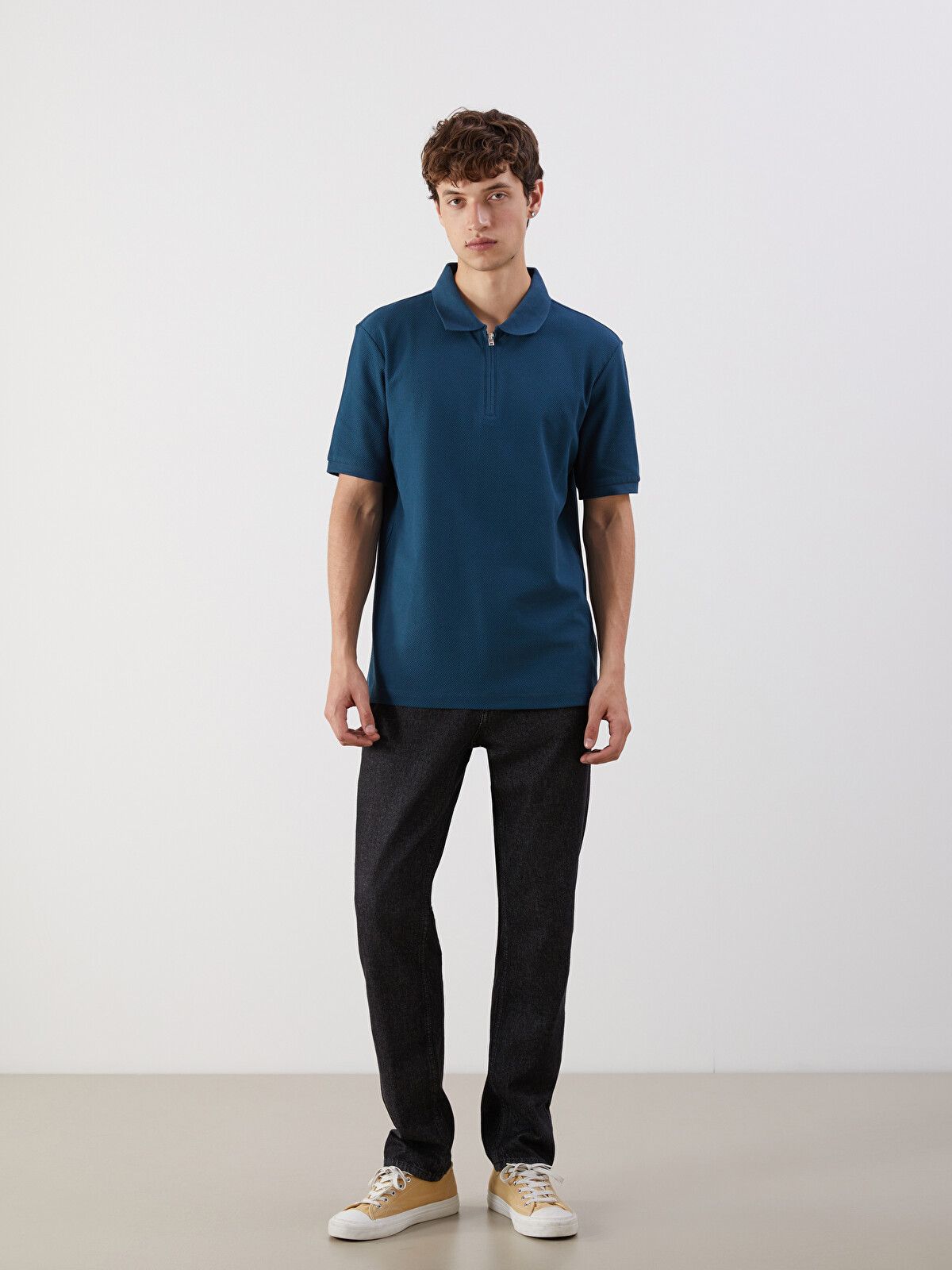 XSIDE Men's Polo Neck T-shirt - S5QQ59Z8-ZHX | LC Waikiki