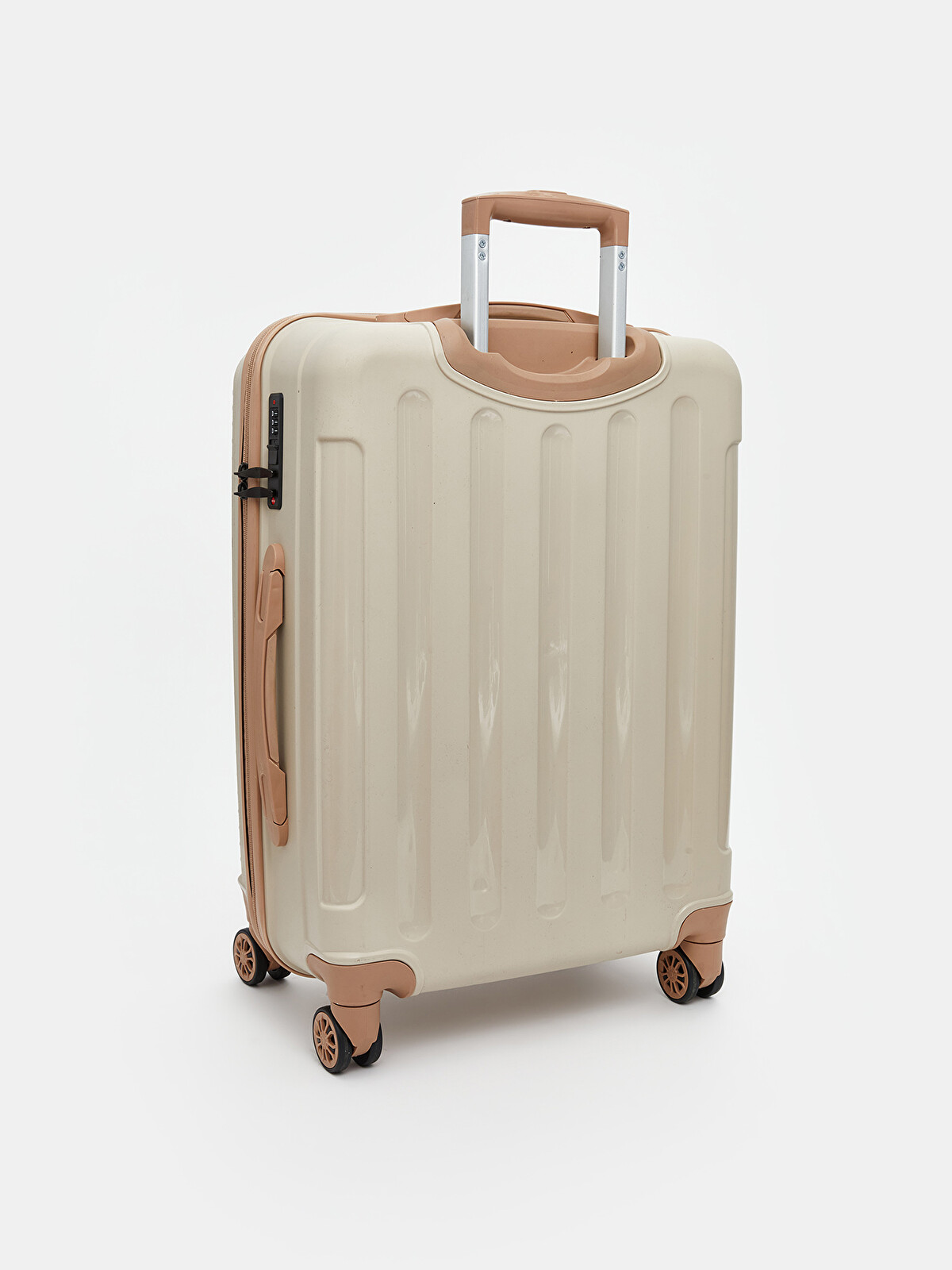 LCW JOY Bej Kilit Detaylı Orta Boy Valiz - S5QY04Z8-PSD | LCW