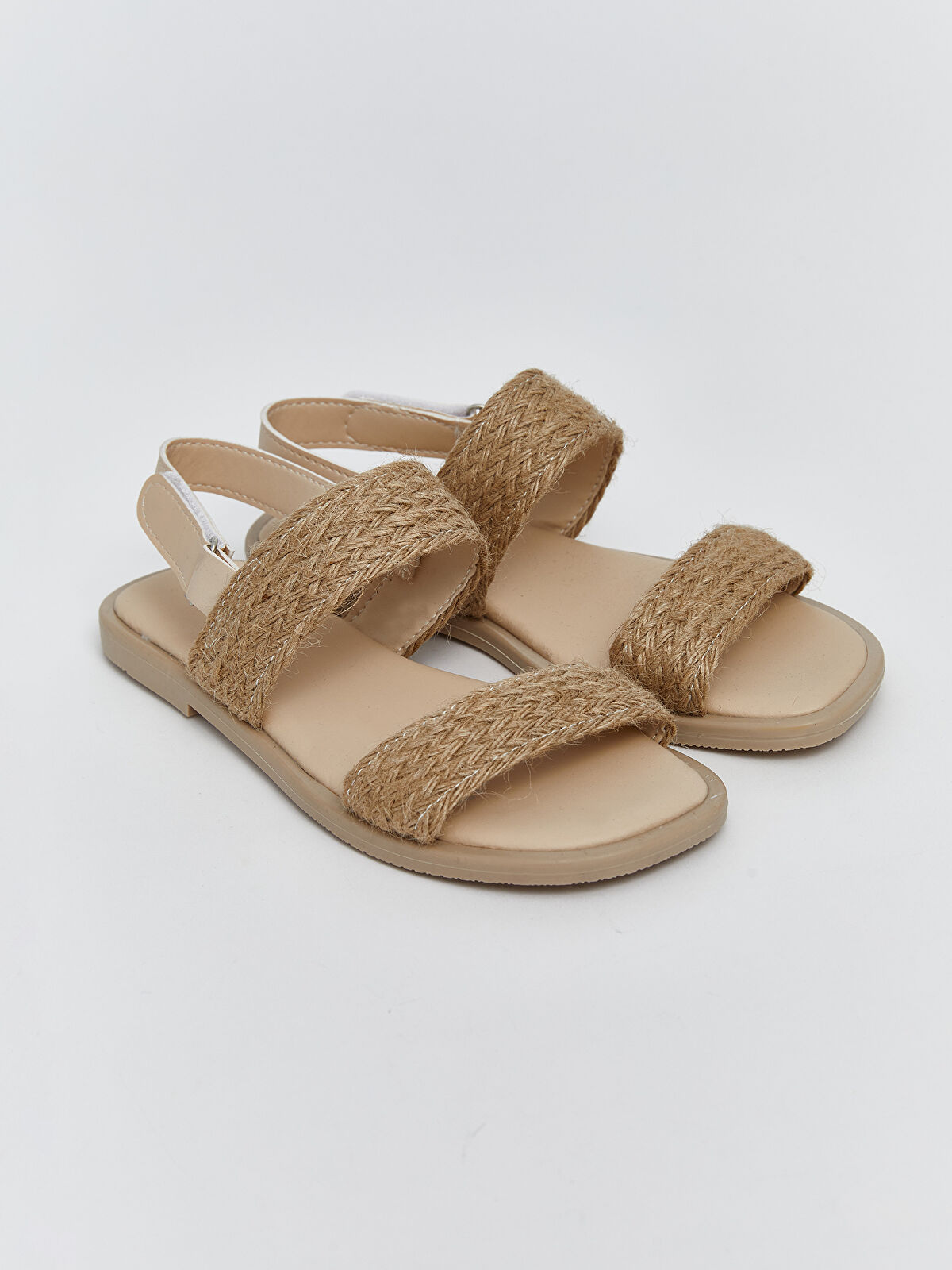 LCW STEPS Hasır Bantlı Kız Çocuk Sandalet