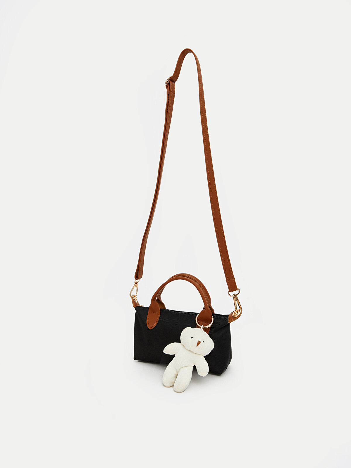わかlil LCW ACCESSORIES Siyah Çıkarılabilir Askılı Kız Çocuk Omuz Çantası