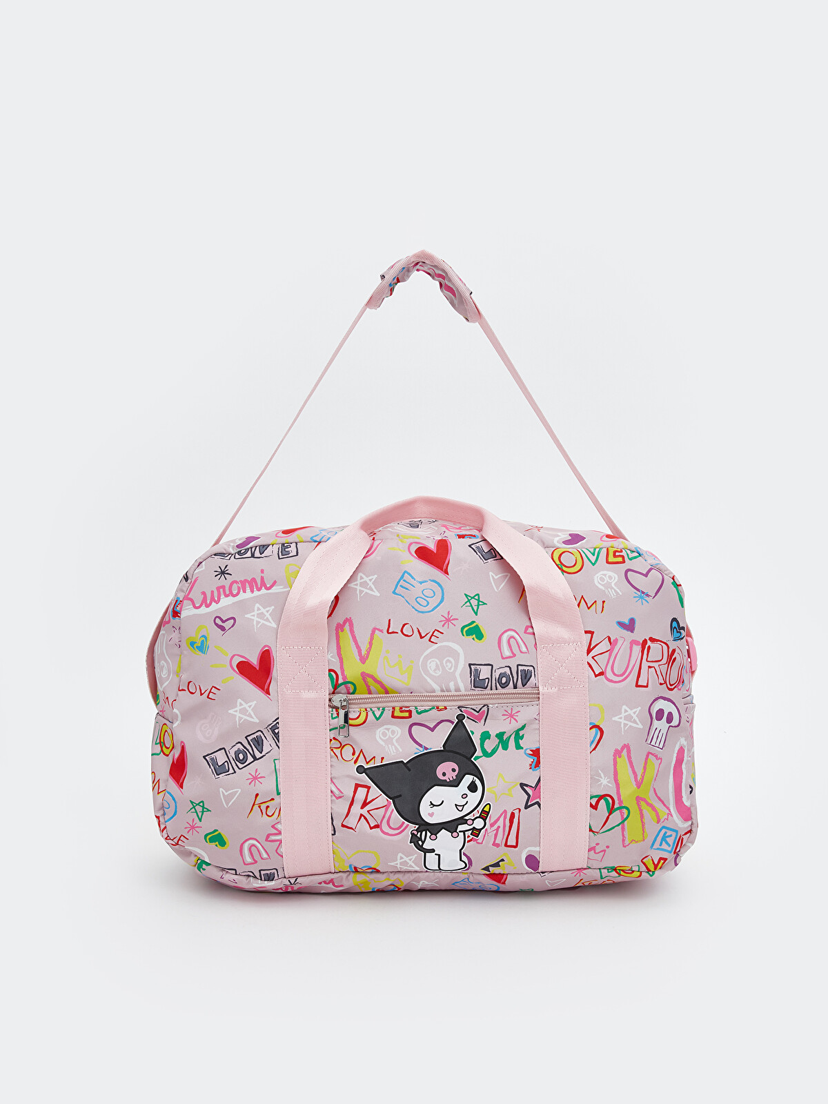 LCW ACCESSORIES Karışık Kuromi Baskılı Kız Çocuk Omuz Çantası