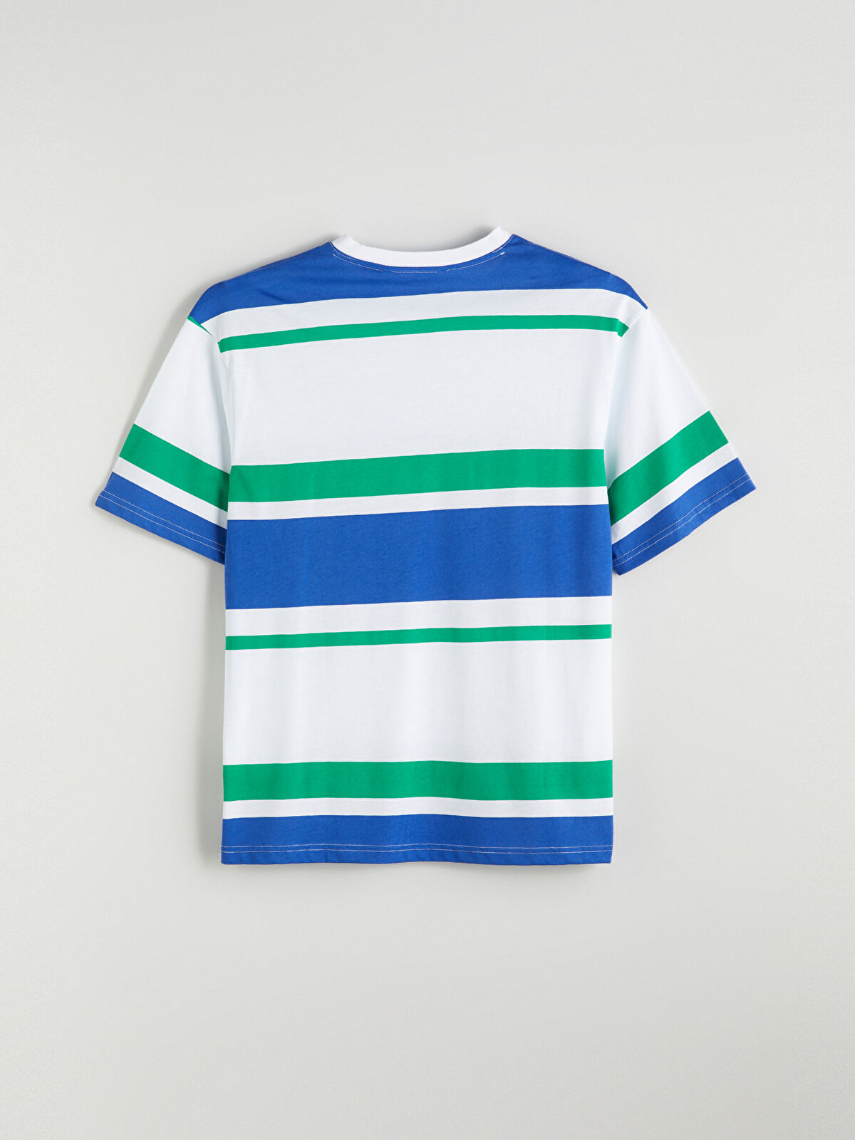 XSIDE Crew Neck Striped Jersey Men's T-Shirt -S5RI22Z8-LEL