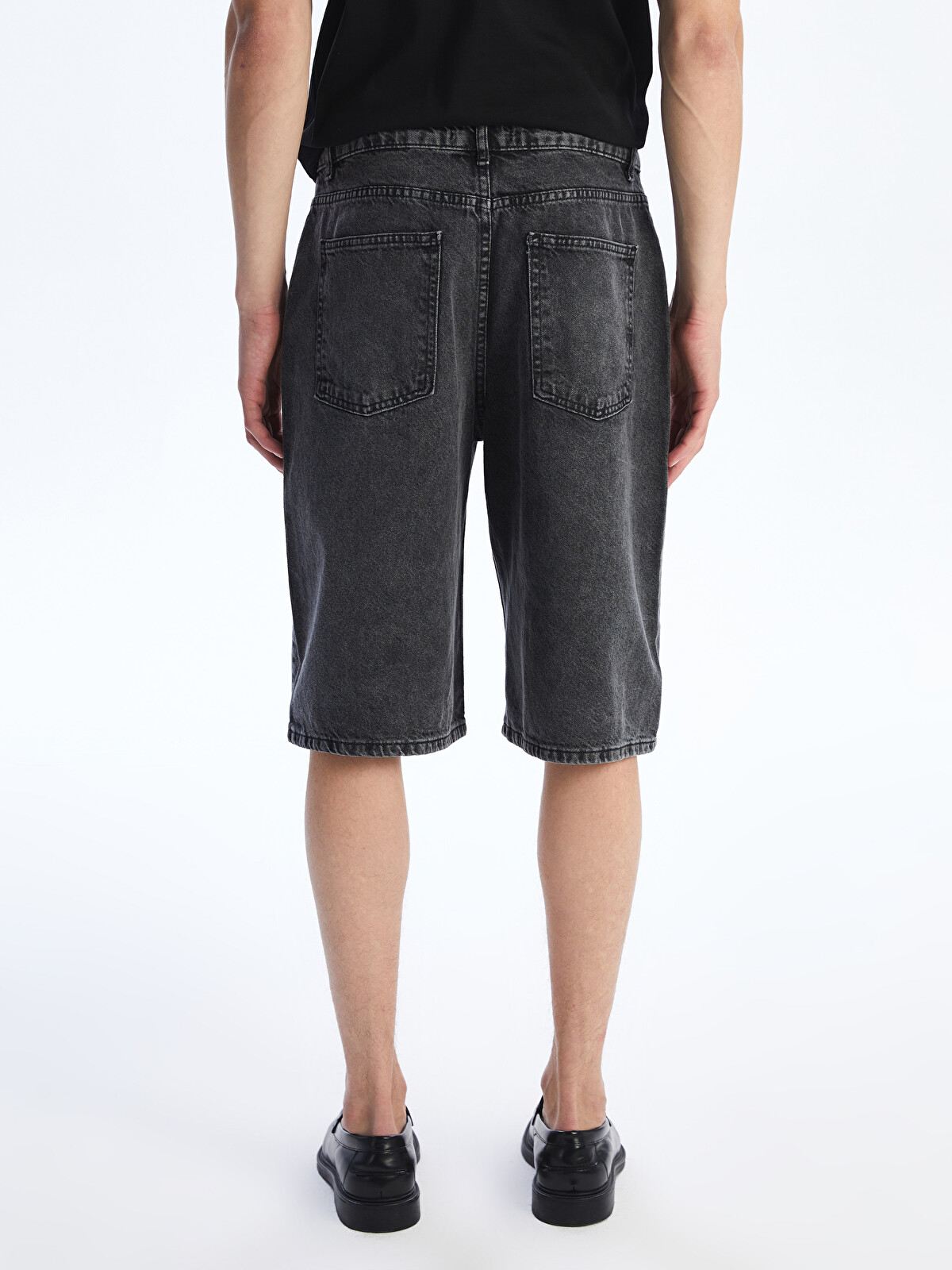 LCW Jeans Relaxed Fit Men's Denim Shorts - S5RI34Z8-M0U - LC Waikiki