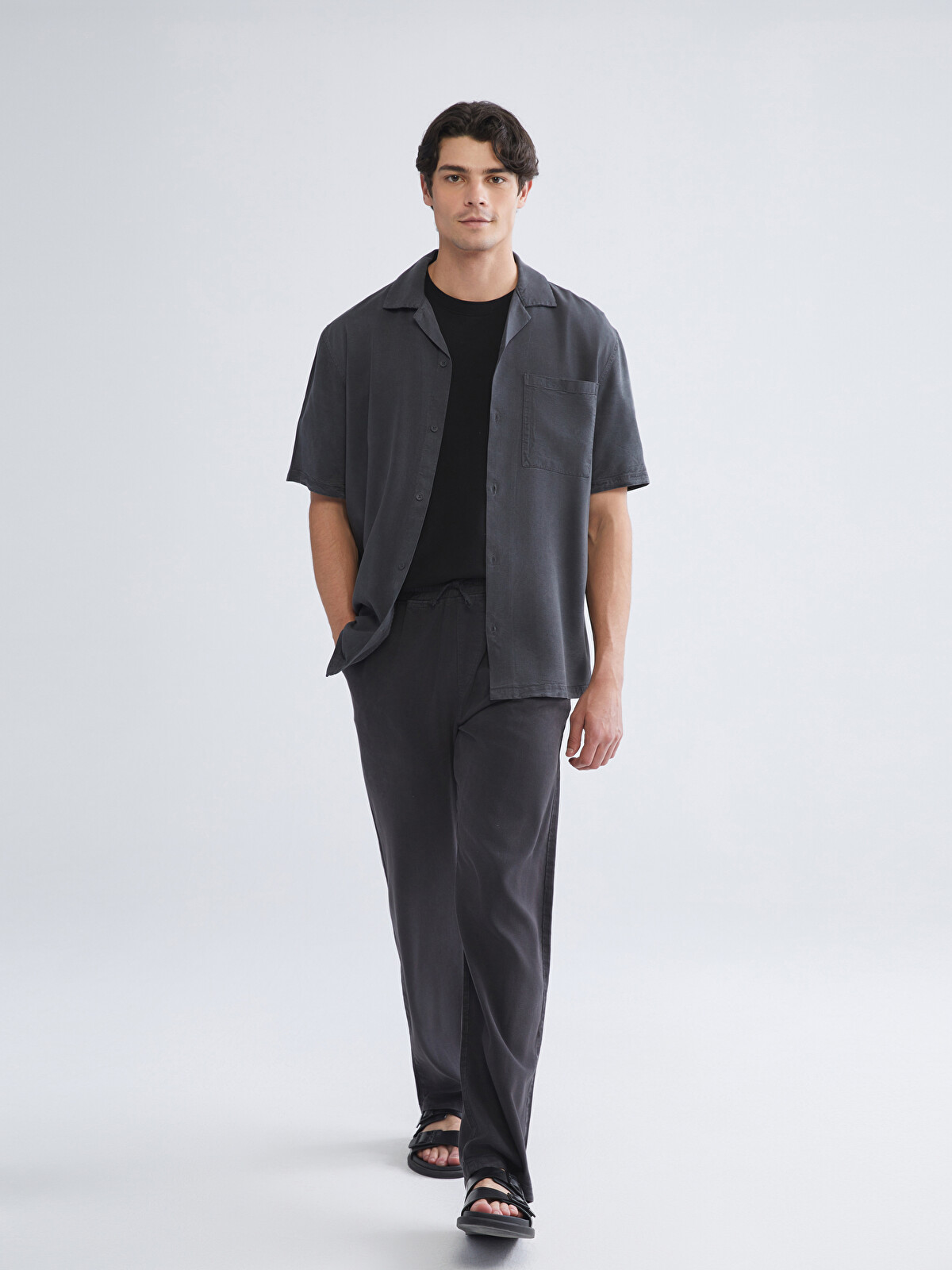 XSIDE Rahat Kalıp Gabardin Erkek Pantolon - S5S459Z8-R34 | LC Waikiki