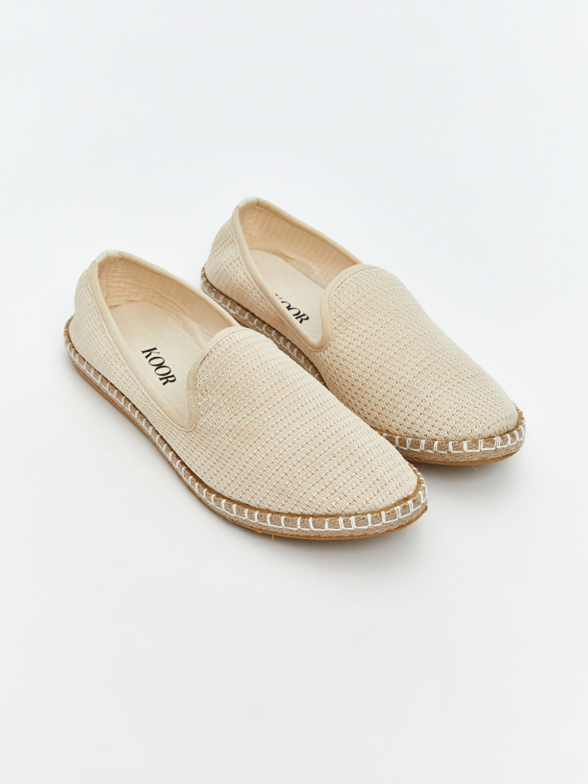 KOOR Bej Hasır Tabanlı Kadın Espadril - S5S821Z8-EYM | LCW