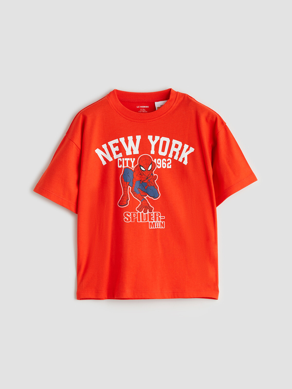 LCW Kids Spider-man Baskılı Erkek Çocuk Tişört Ve Şort - S5SG60Z1