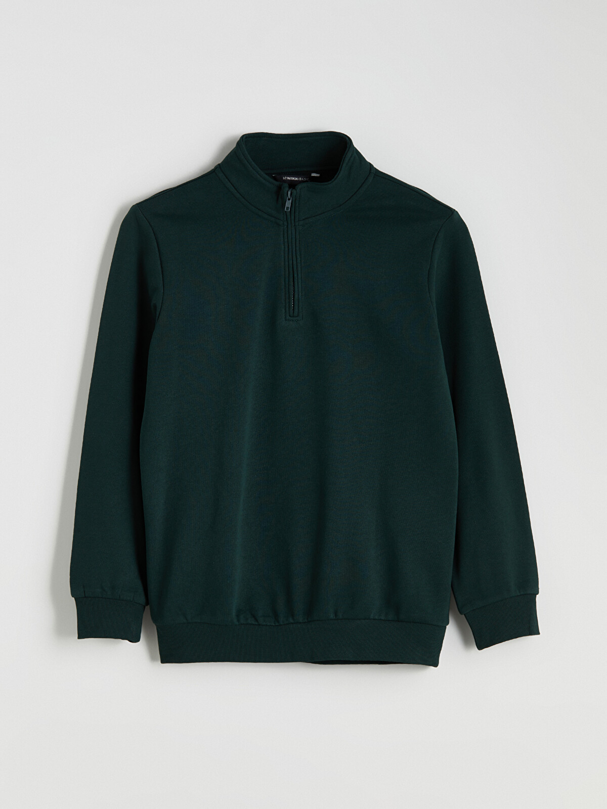 LCWAIKIKI Classic Funnel Neck Long Sleeve Men's Thick Sweatshirt