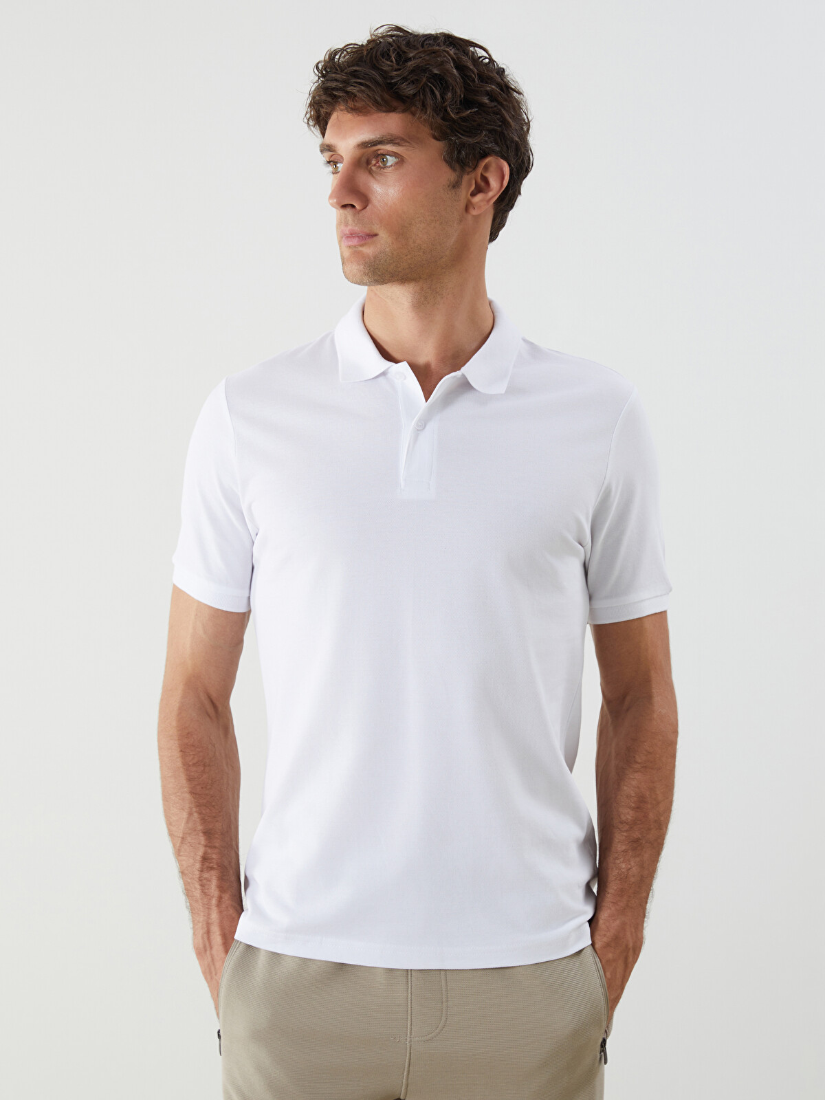 LCWAIKIKI Classic Polo Neck Short Sleeve Pique Men's T-shirt