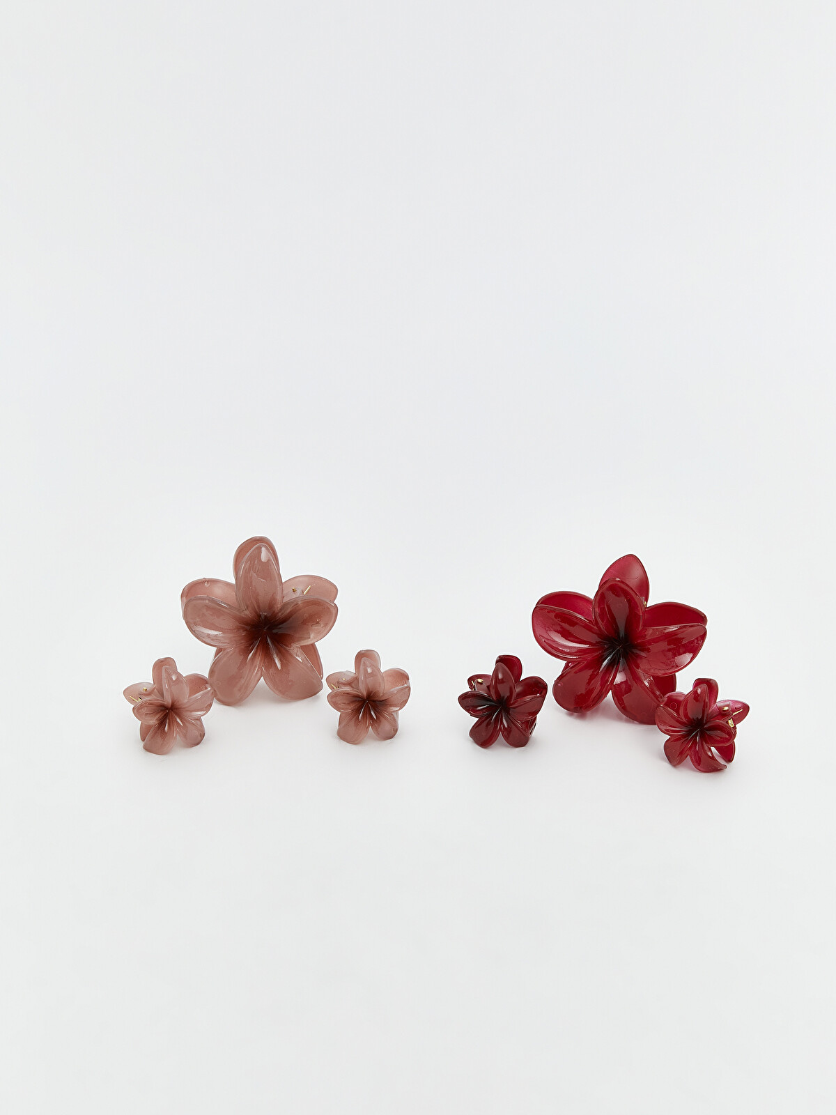 LCW JOY Flower Patterned Girls' Hair Clip 3-pack - S5H088Z8-M0T