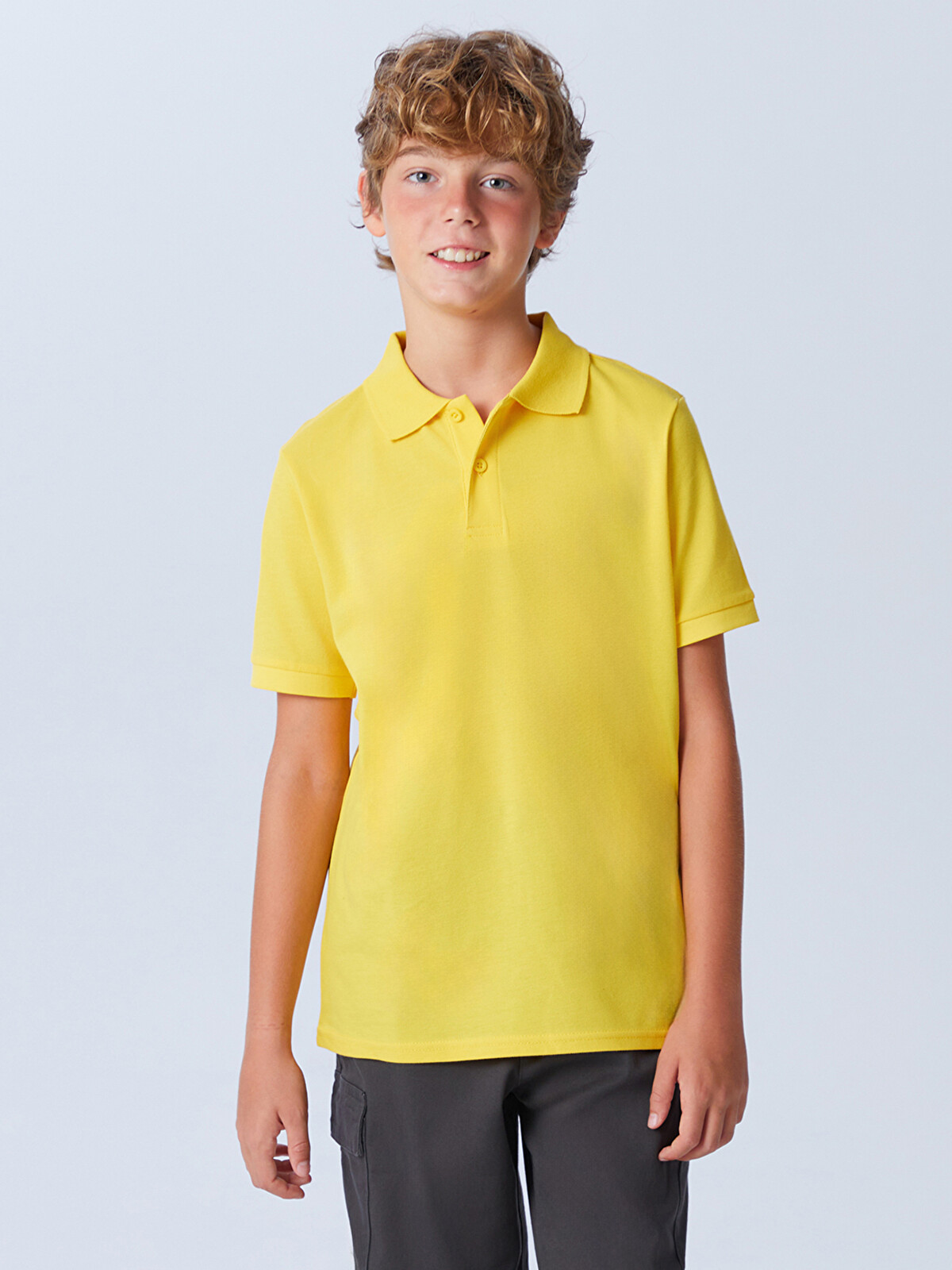 LCW Kids Polo Yaka Erkek Çocuk Tişört
