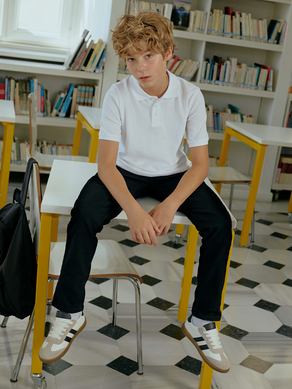 LCW Kids Polo Yaka Erkek Çocuk Tişört