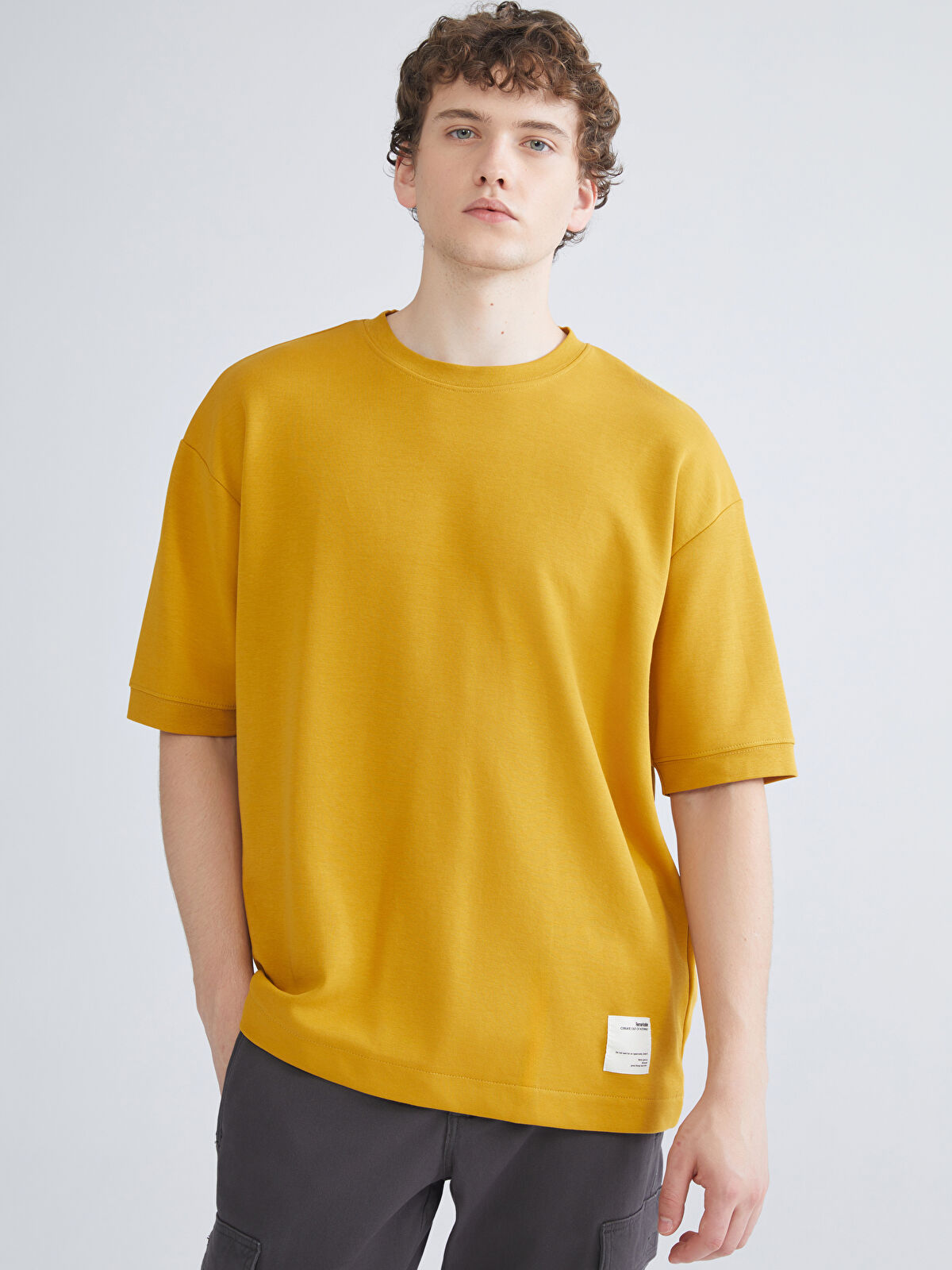 XSIDE Crew Neck Men's T-Shirt -W50170Z8-LXX - LC Waikiki