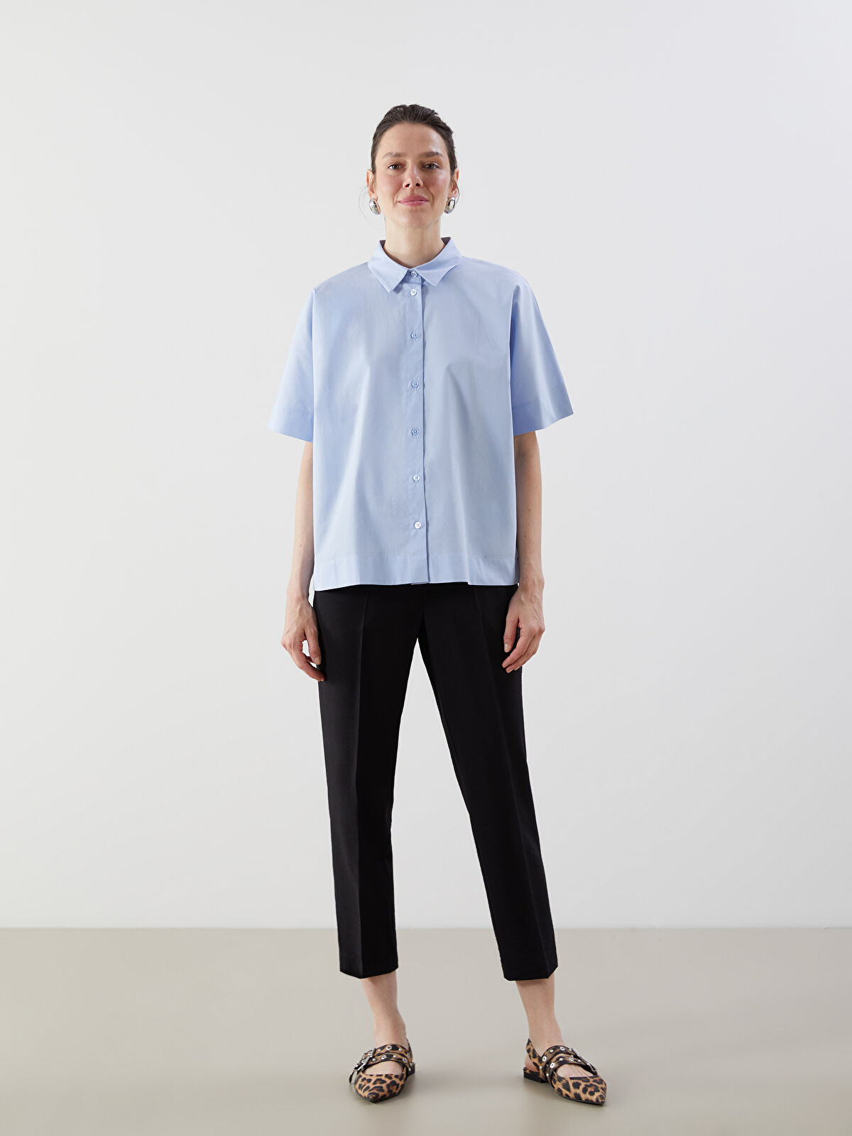 LCW Comfort Elastic Waist Carrot Fit Women's Trousers -W50259Z8