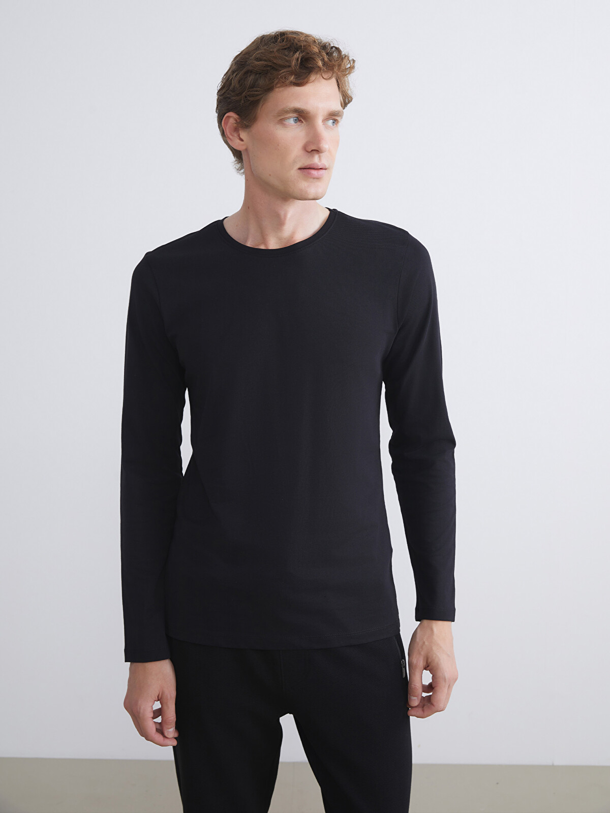 LC WAIKIKI Crew Neck Long Sleeve Men's Vest - W50564Z8-CVL | LC