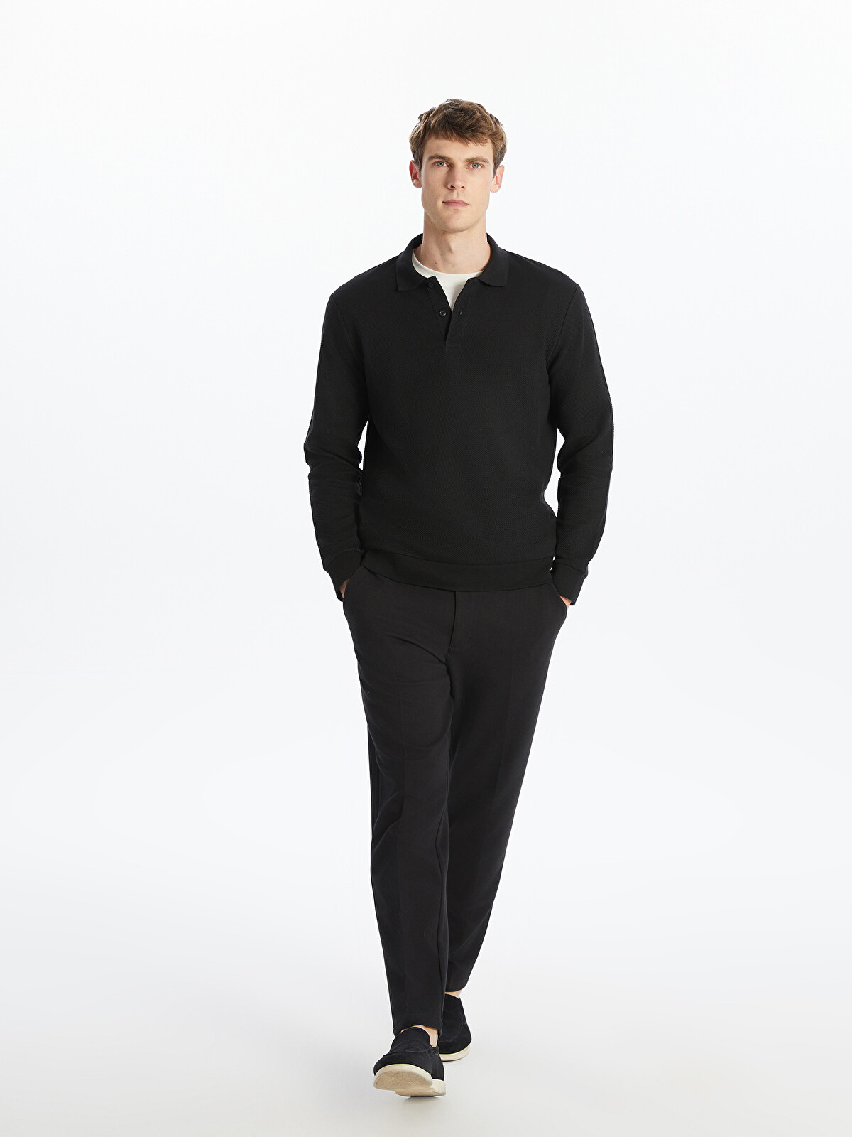 SOUTHBLUE Siyah Standart Kalıp Erkek Pantolon - W51510Z8-CVL | LCW