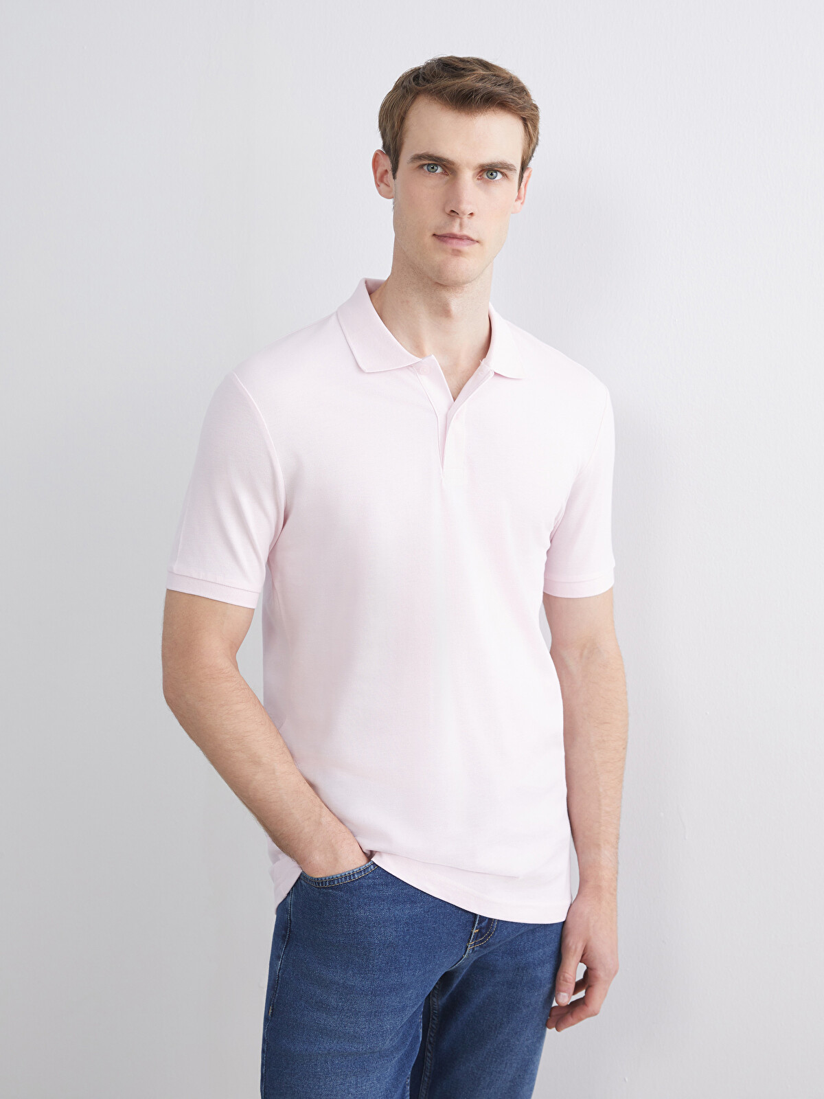 LCWAIKIKI Classic Polo Yaka Pike Erkek Tişört