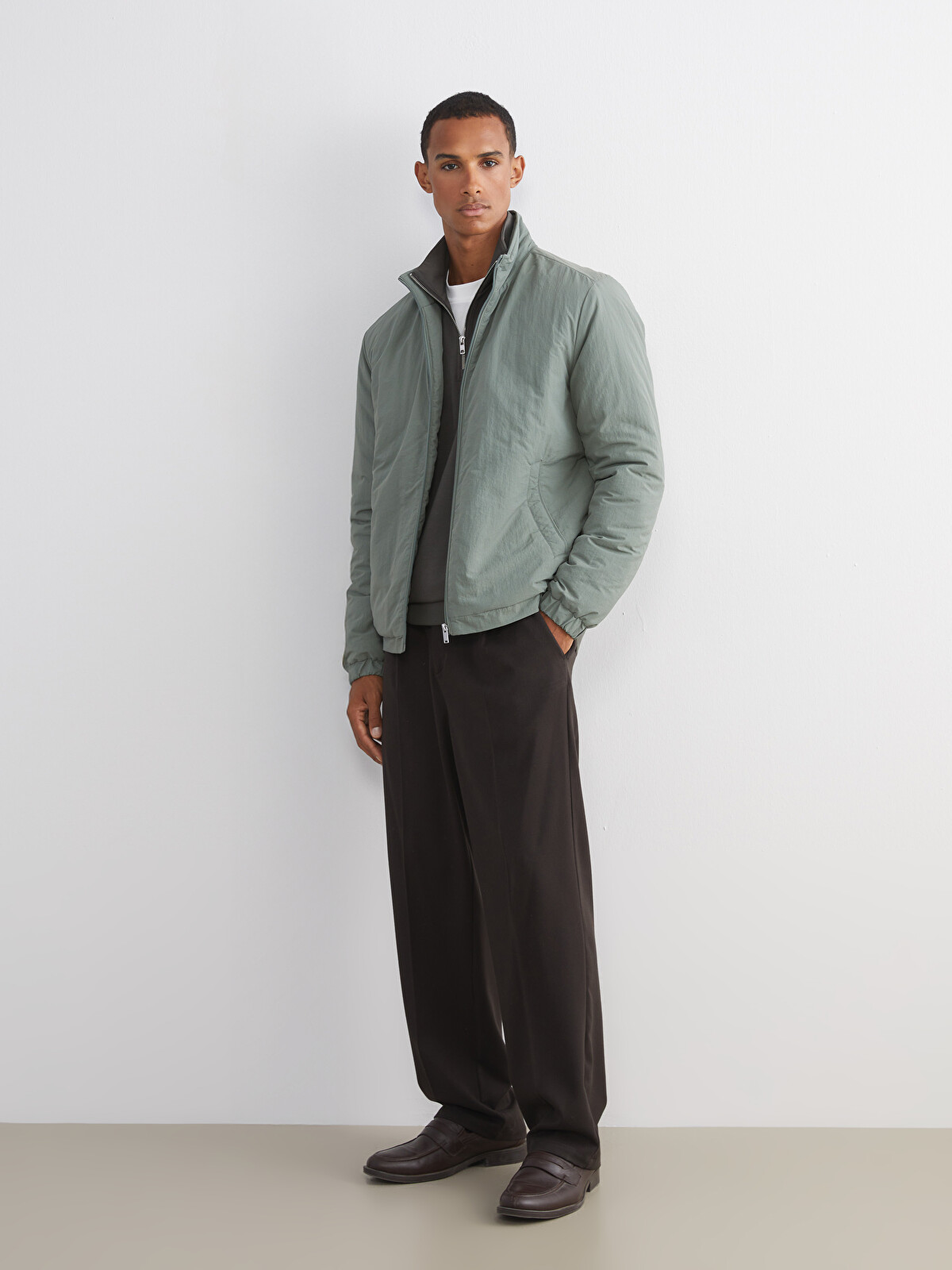 LCW Vision Mock Neck Men's Jacket - W52080Z8-CS4 - LC Waikiki
