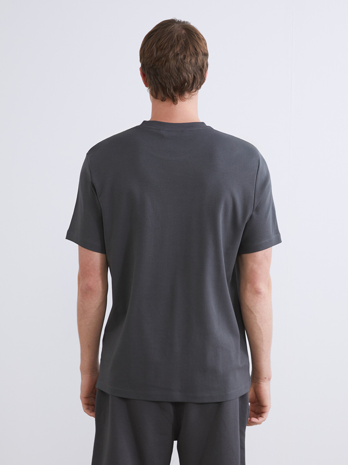 XSIDE Crew Neck Men's T-Shirt - W52786Z8-VX9 | LC Waikiki