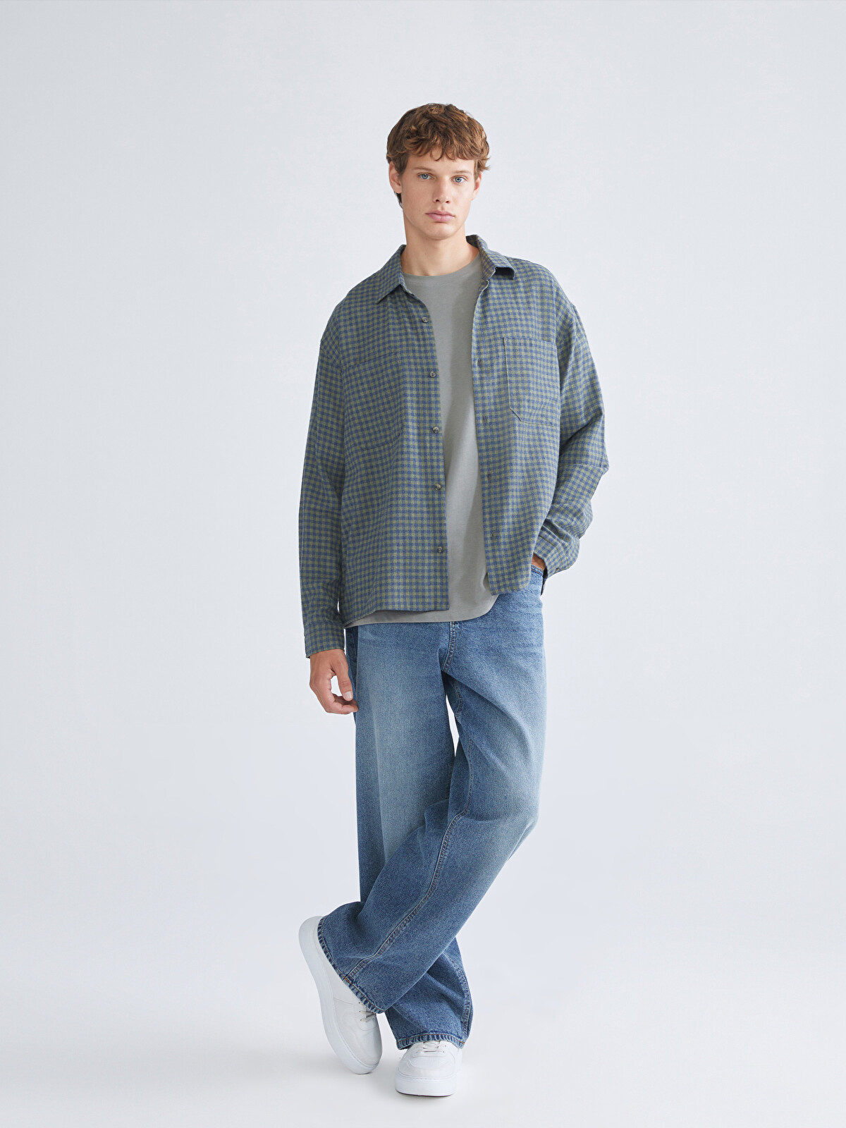 LCW Jeans Baggy Fit Men's Jeans - W53210Z8-H45 | LC Waikiki
