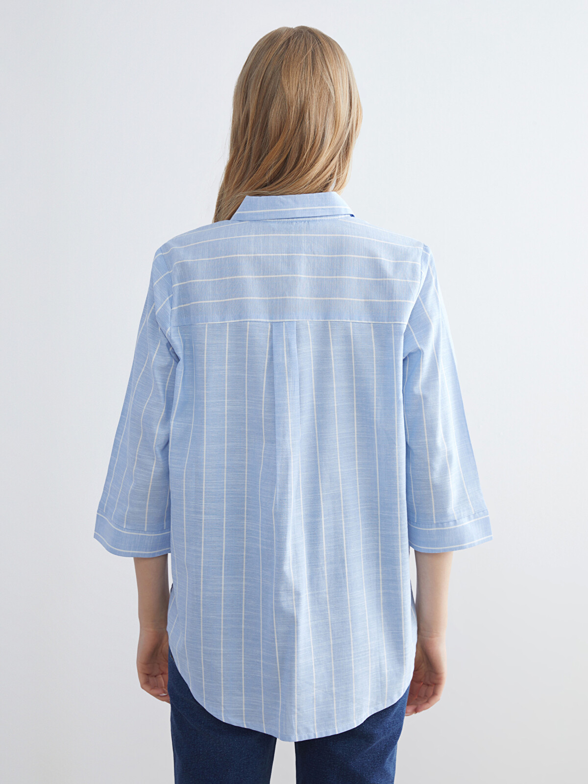 美品♡♡archivio 水色 シャツ 38 LCWAIKIKI Classic Striped Women's Shirt - W54141Z8-LEN | LC Waikiki