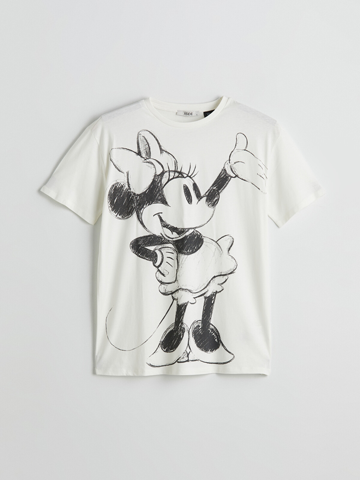 XSIDE Crew Neck Minnie Mouse Printed Women's T-shirt - W54740Z8