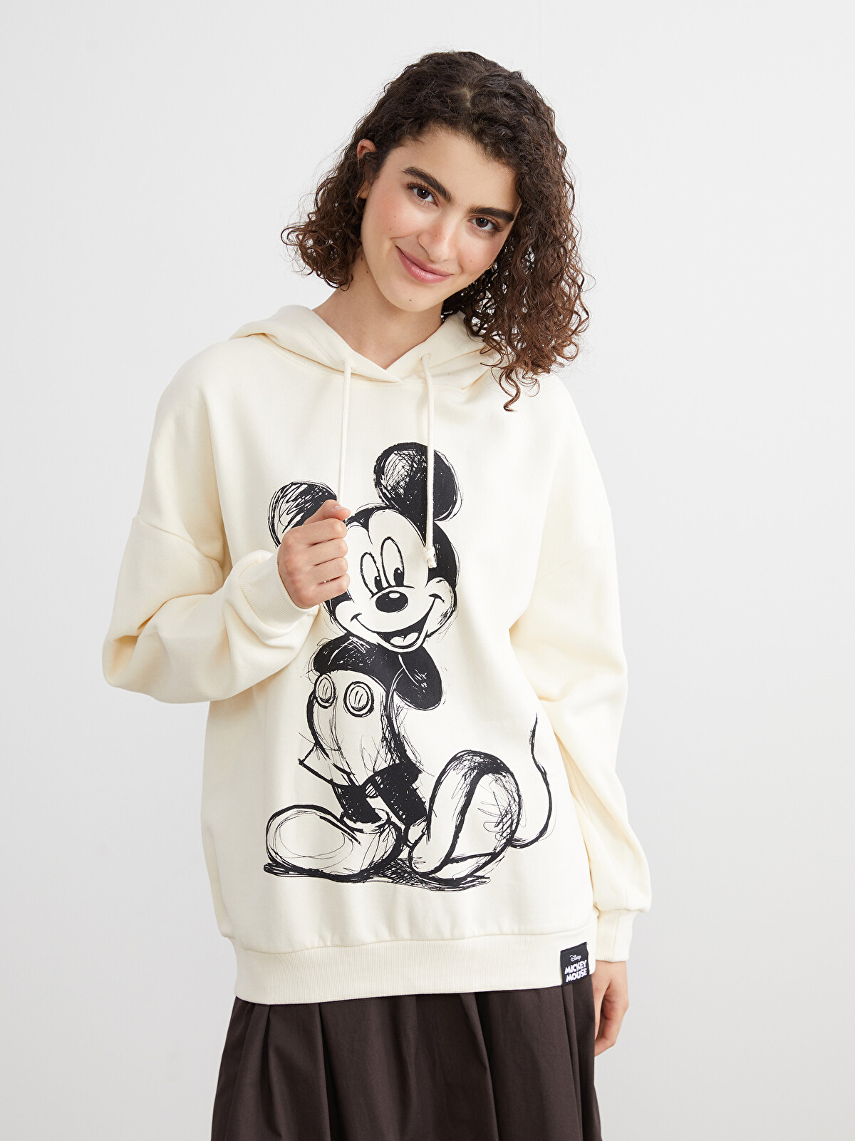 XSIDE Hanorac Gros Imprimat Mickey Mouse pentru Femei - W54746Z8