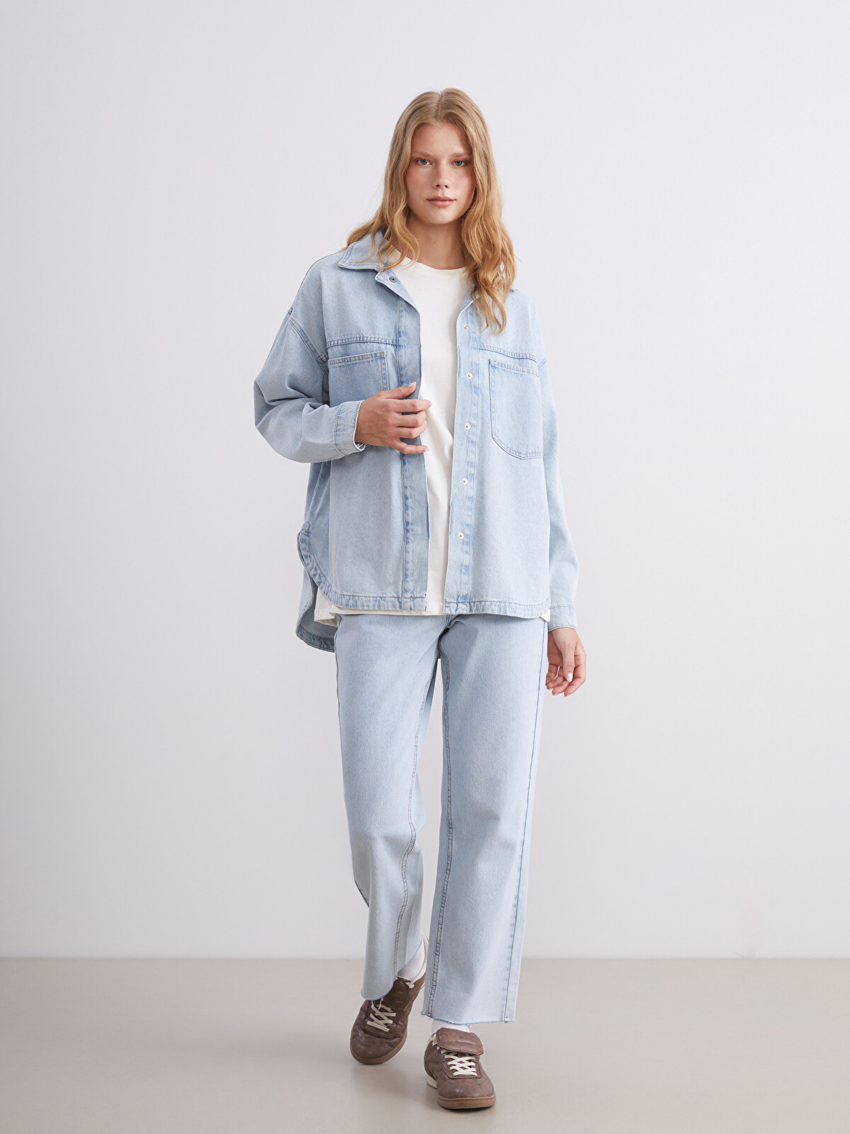 XSIDE Geacă din Denim pentru Femei cu Guler - W54855Z8-S54 - LC
