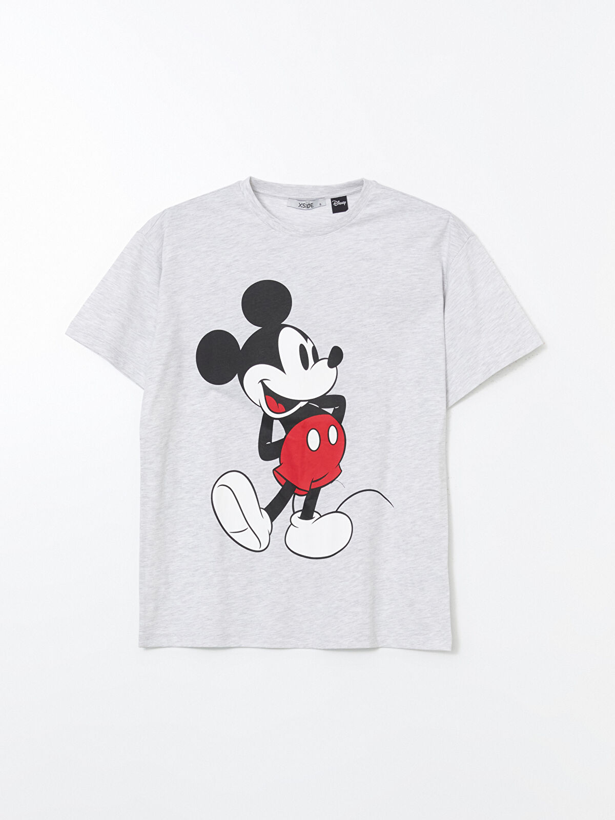 XSIDE Crew Neck Mickey Mouse Printed Women's T-Shirt - W55035Z8