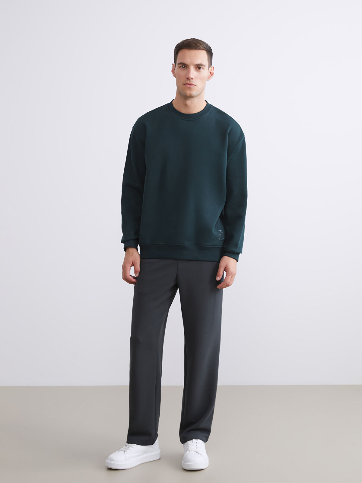 LCW Vision Yeşil Standart Kalıp Erkek Pantolon - W55069Z8-GNZ | LCW