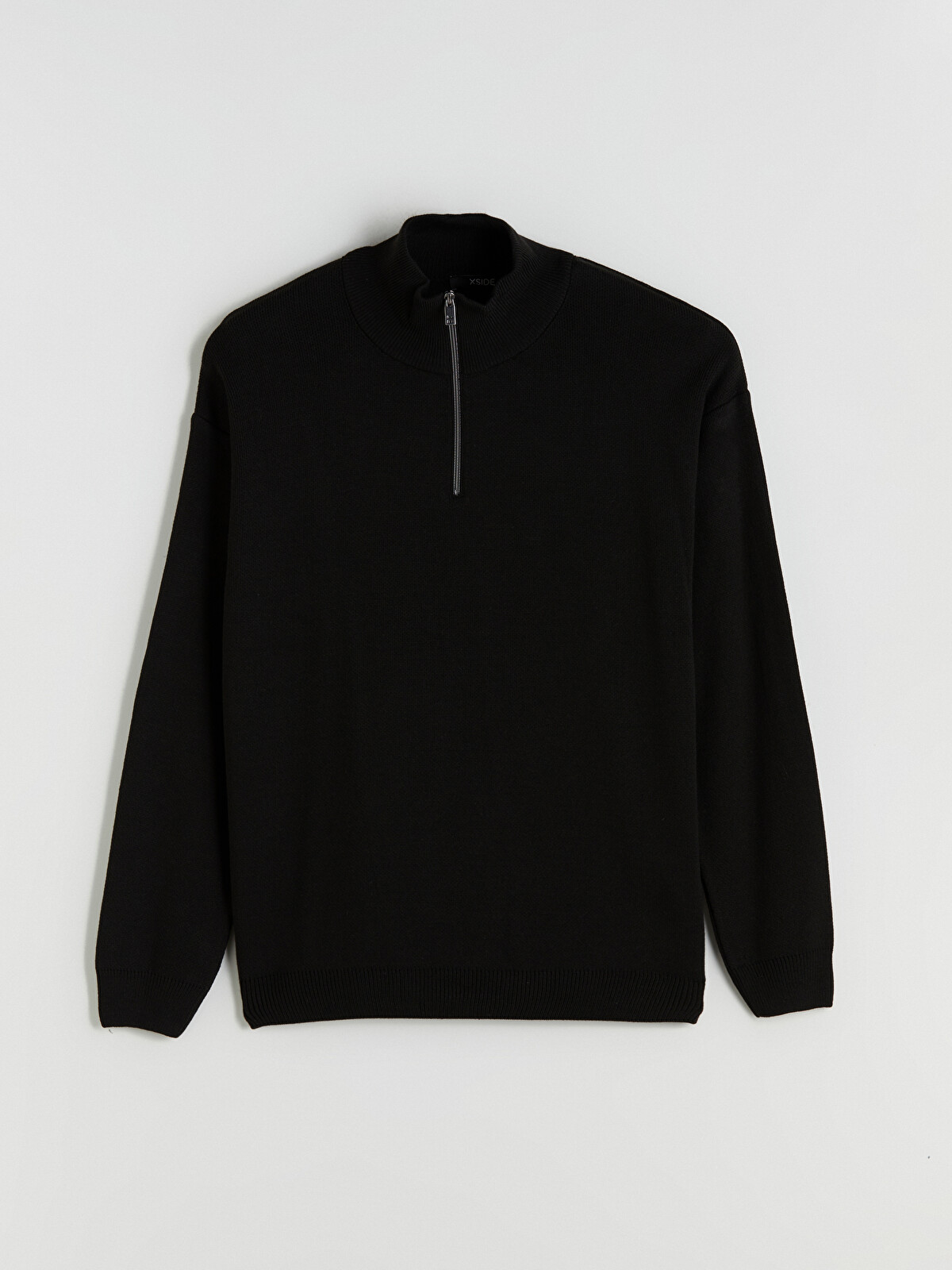XSIDE Funnel Neck Long Sleeve Men's Knitwear Sweater - W55153Z8