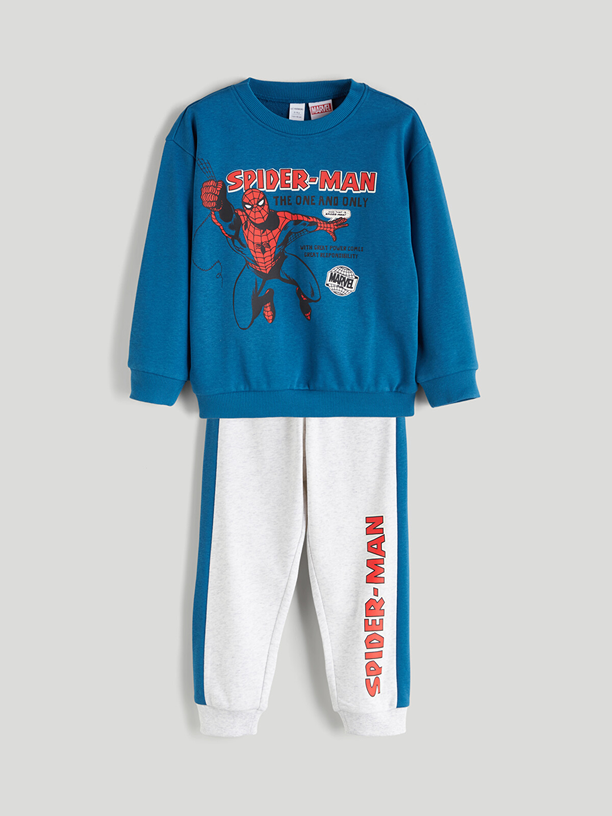 kid0116様 LCW Kids Bisiklet Yaka Spider-Man Baskılı Erkek Çocuk Eşofman