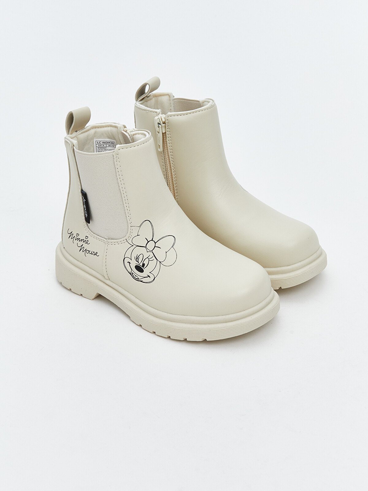 LCW STEPS Minnie Mouse Printed Baby Girls' Boots - W56666Z1-SGG