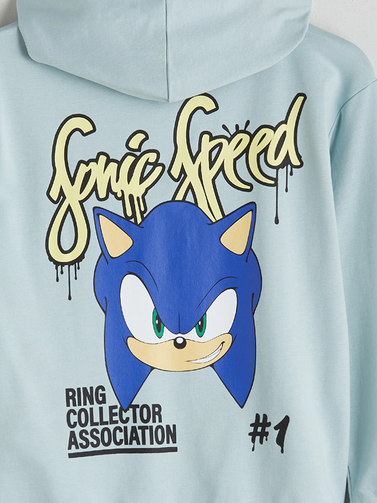 LCW Kids Hooded Sonic Printed Boys' Sweatshirt - W56782Z4-G3L | LC