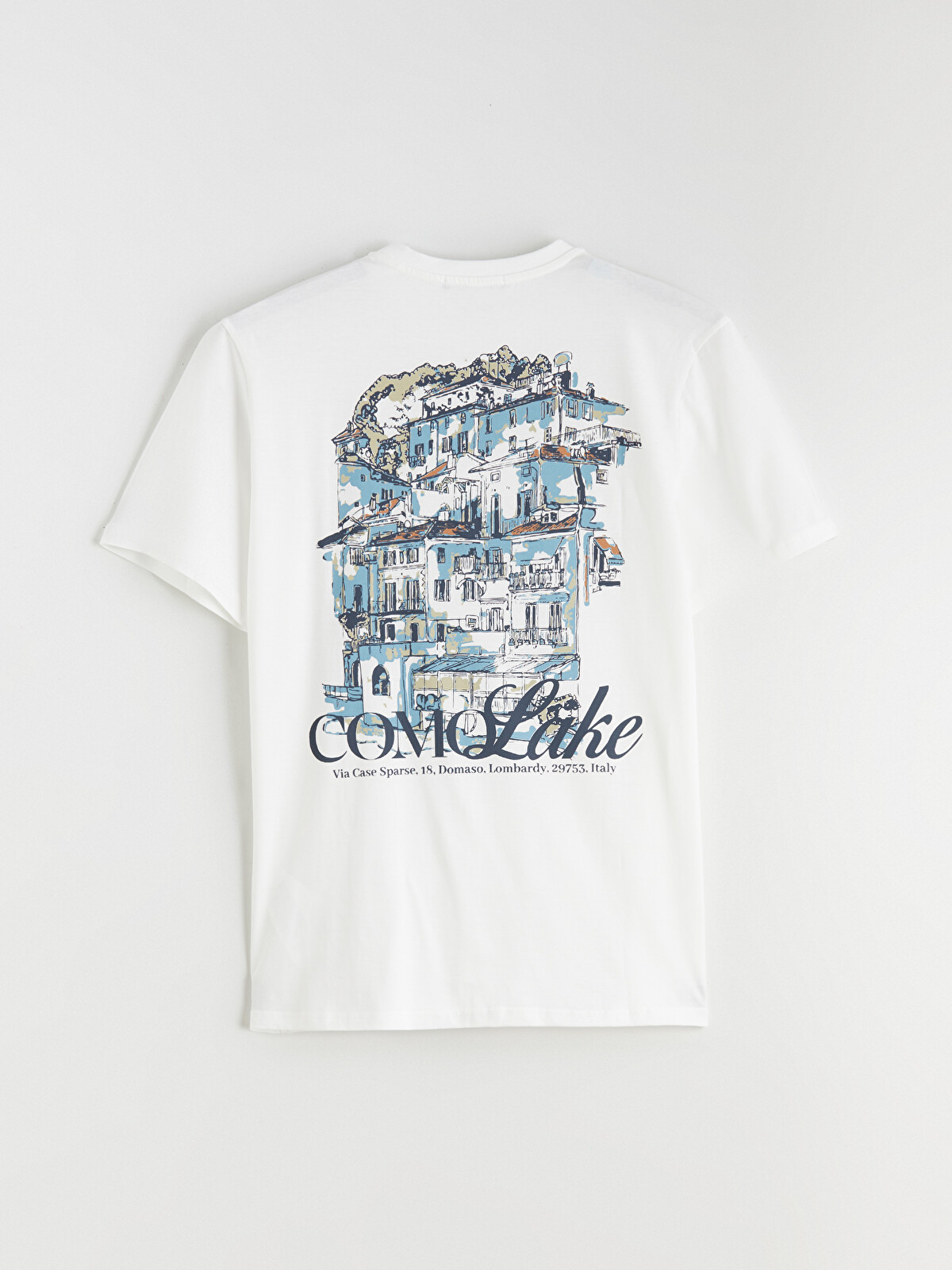XSIDE Crew Neck Printed Jersey Men's T-shirt - W57092Z8-R9J | LC
