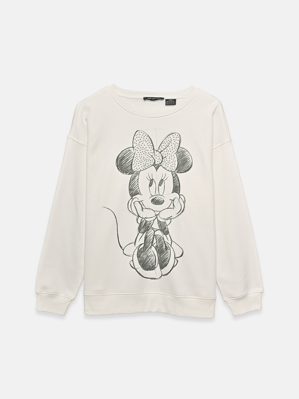 LCWAIKIKI Maternity Bisiklet Yaka Minnie Mouse Baskılı Kadın