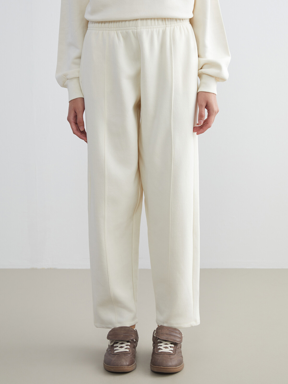 XSIDE Elastic Waist Straight Leg Women's Sweatpants - W58306Z8-YSB