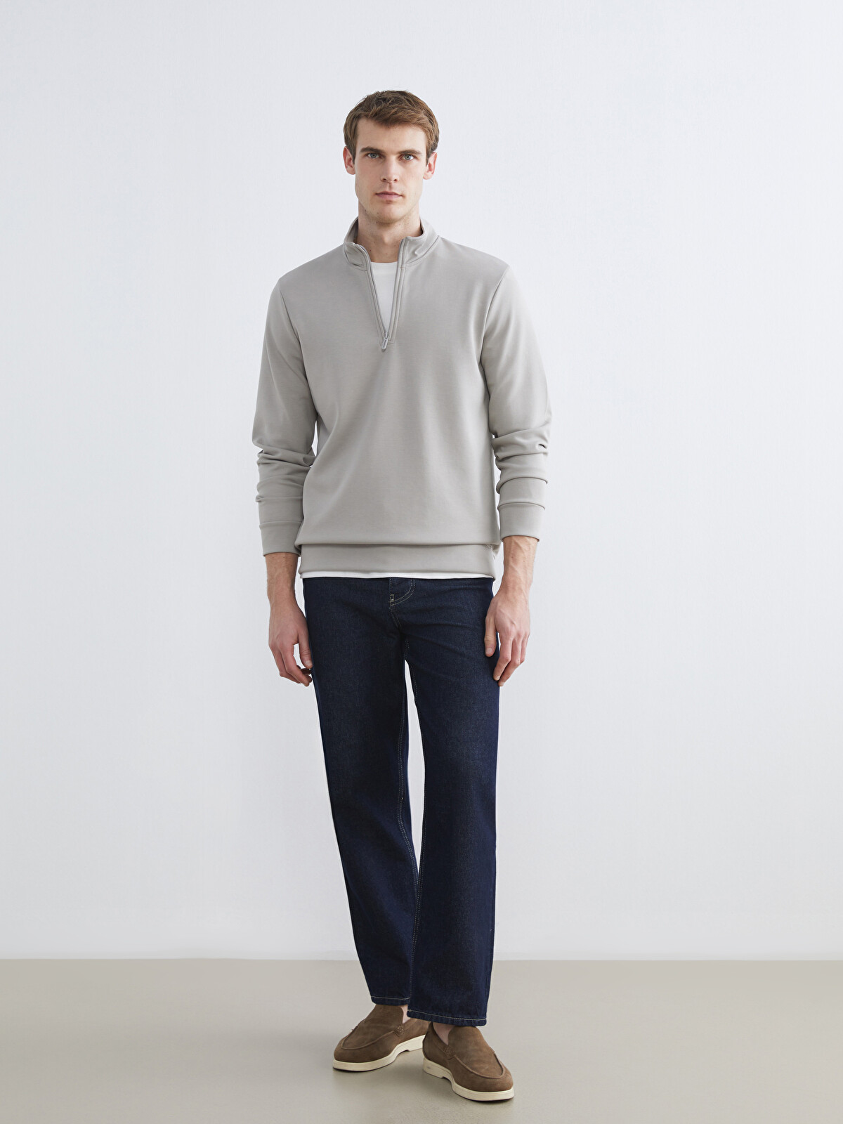 SOUTHBLUE Funnel Neck Men's Sweatshirt - W58462Z8-1D4 | LC Waikiki