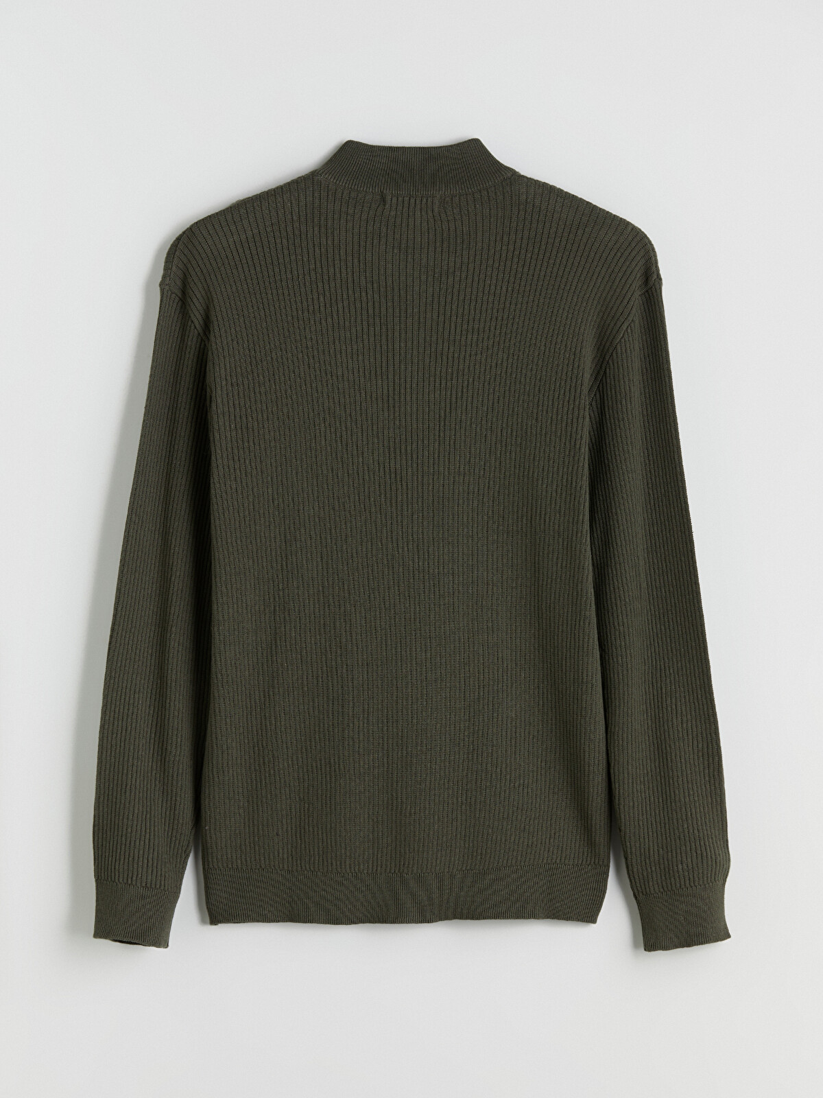 LCW Vision Zippered Funnel Neck Men's Knit Sweater - W58493Z8-CZE