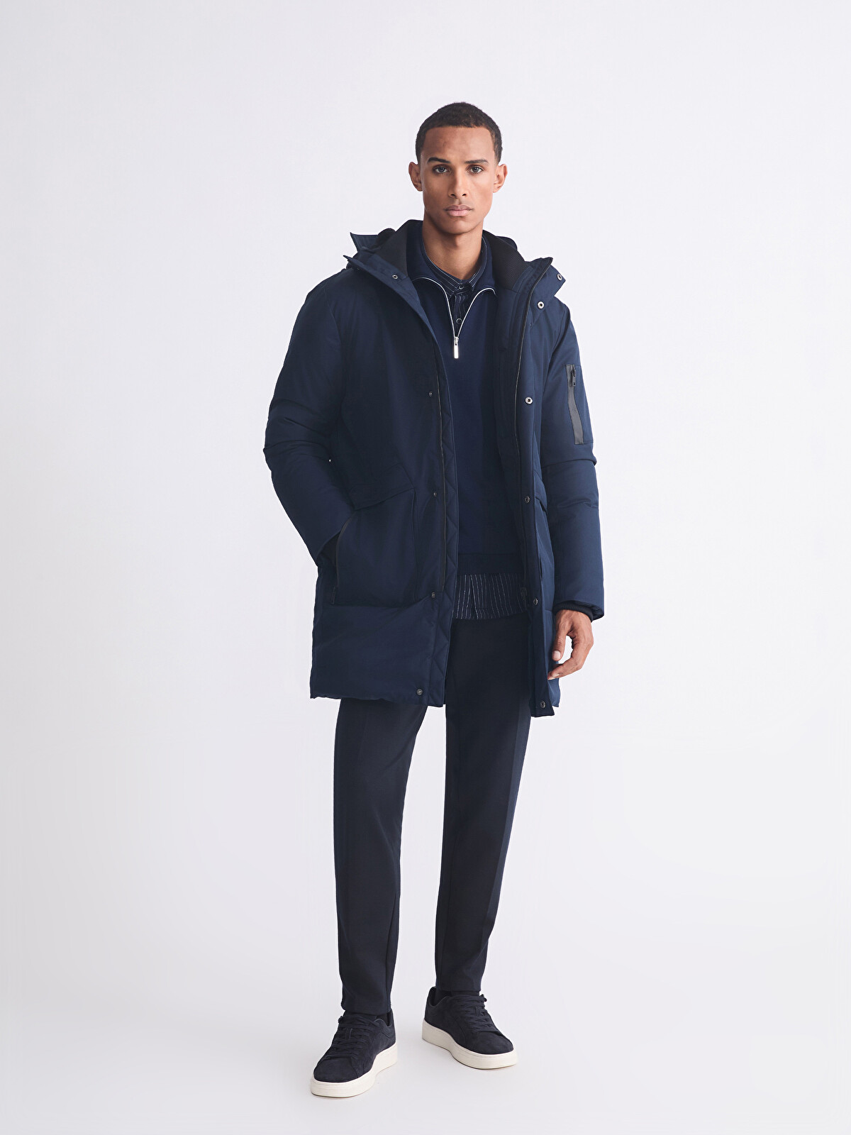 LCW Vision Regular Fit Hooded Men's Parka - W5AO39Z8-RFH - LC Waikiki