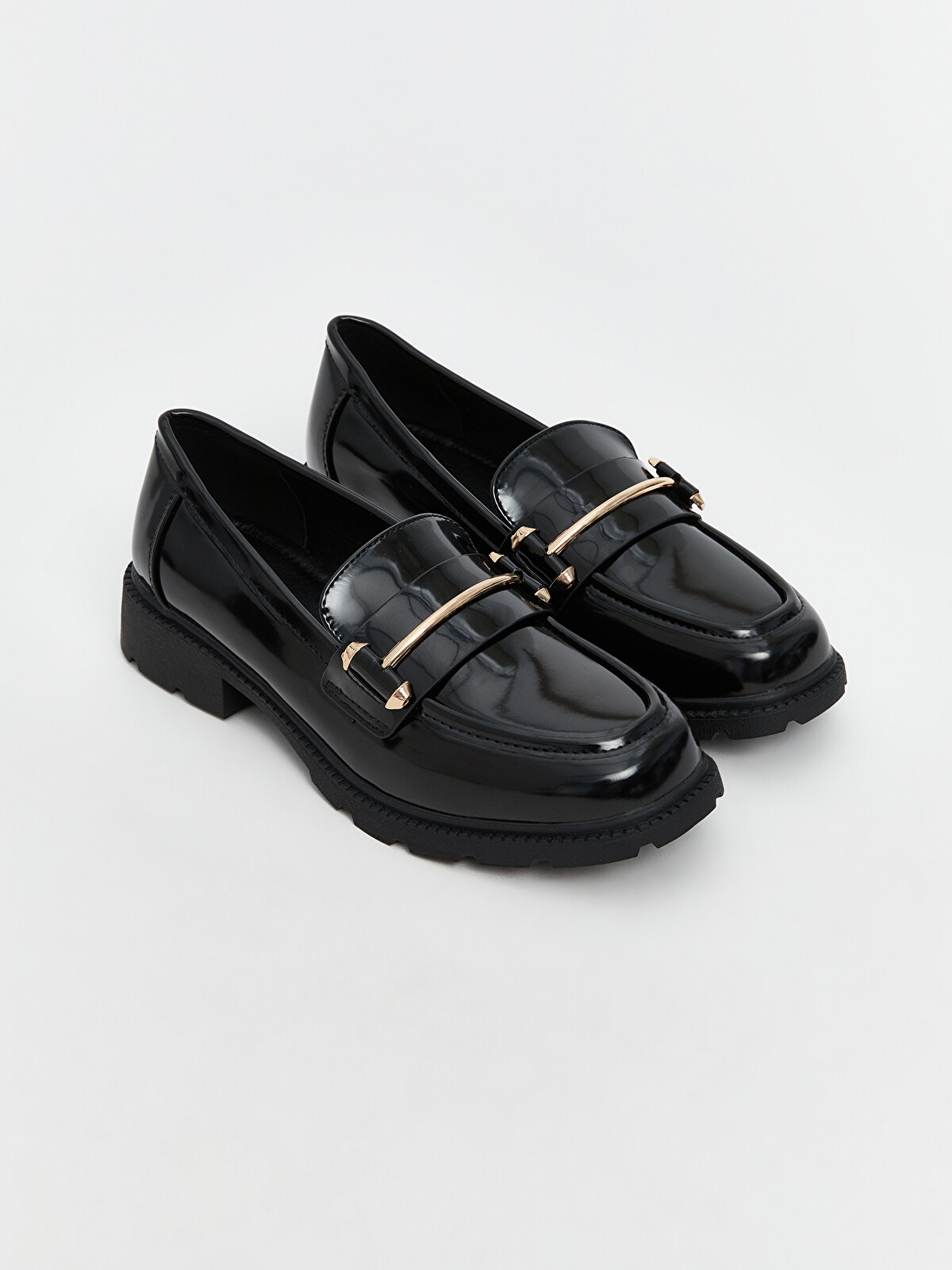 LCW STEPS Faux Leather Women's Loafer Shoes - W5BA57Z8-HUC | LC