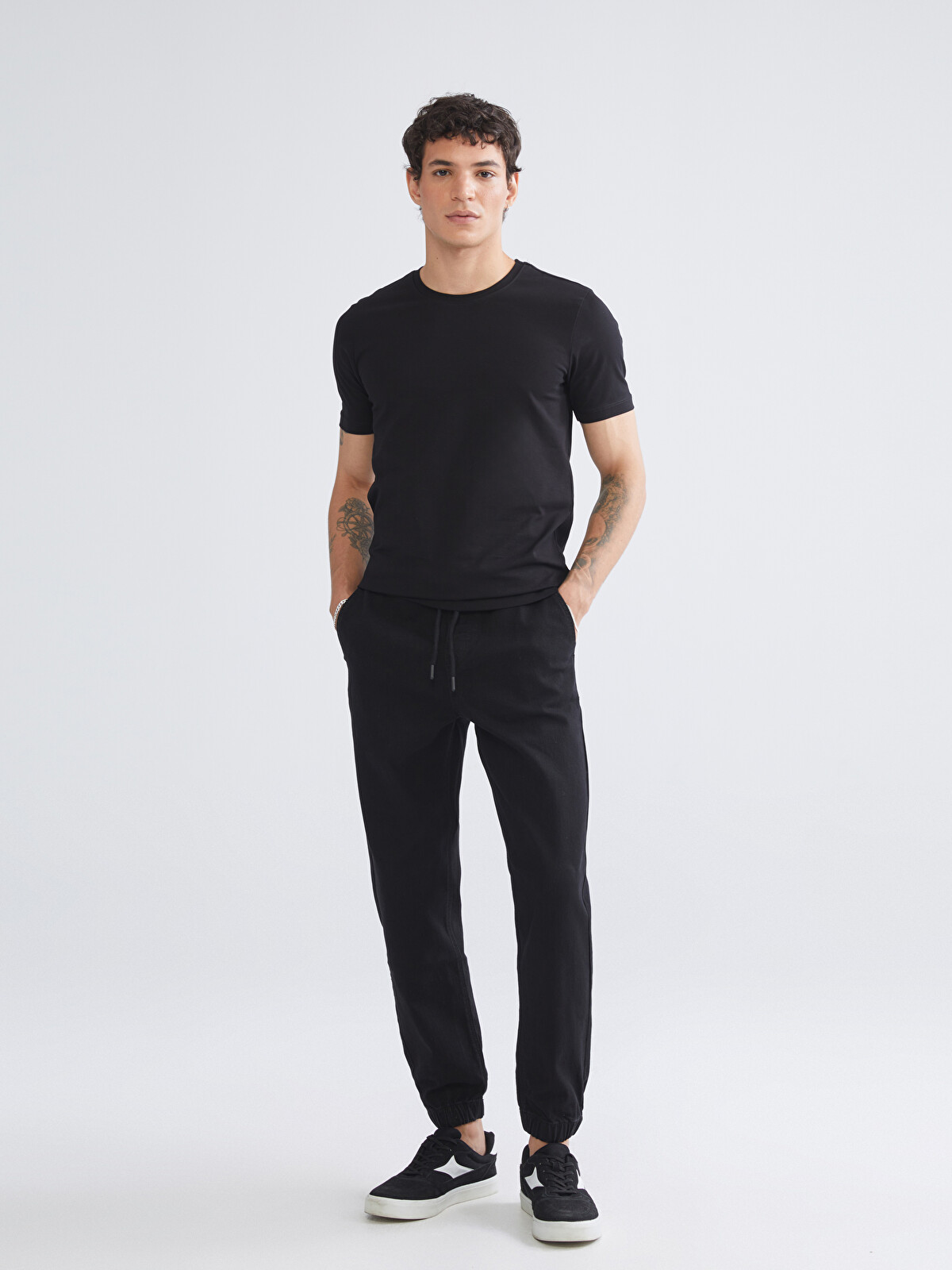 LCW Jeans Siyah 780 Jogger Erkek Jean Pantolon - W5BC35Z8-326 | LCW
