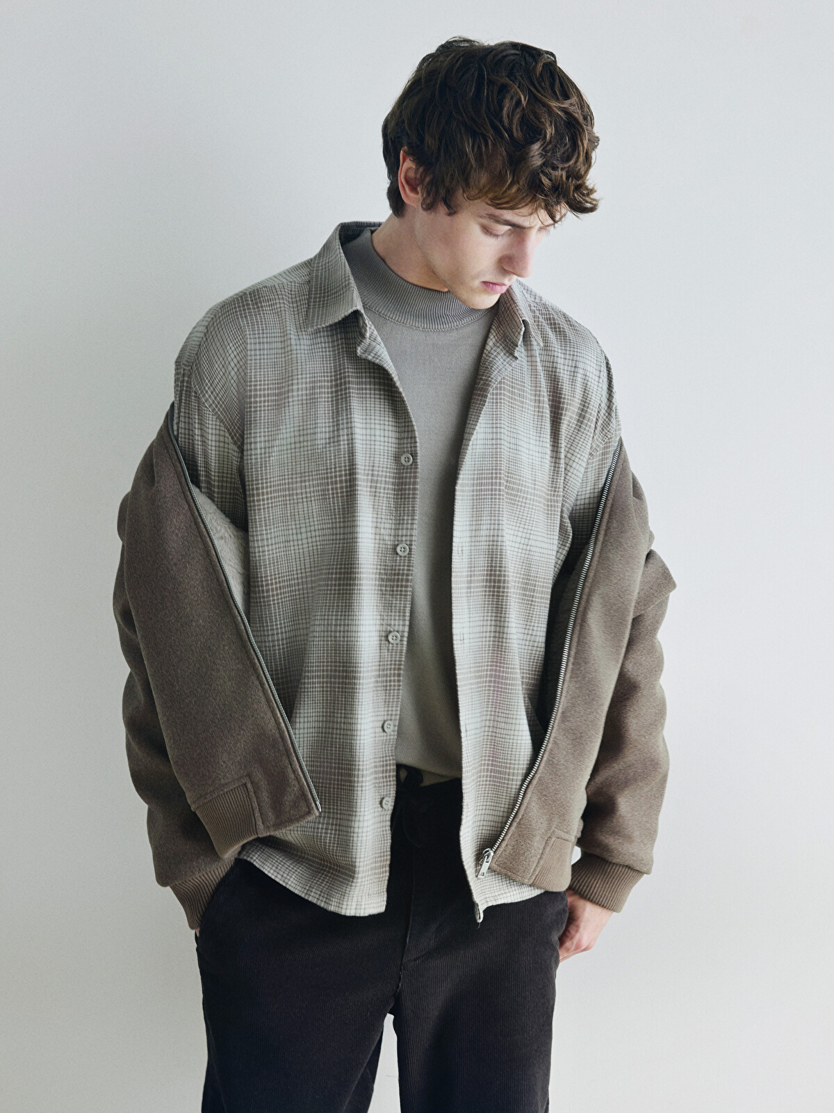 LCW Vision Regular Fit Long Sleeve Plaid Men's Flannel Shirt