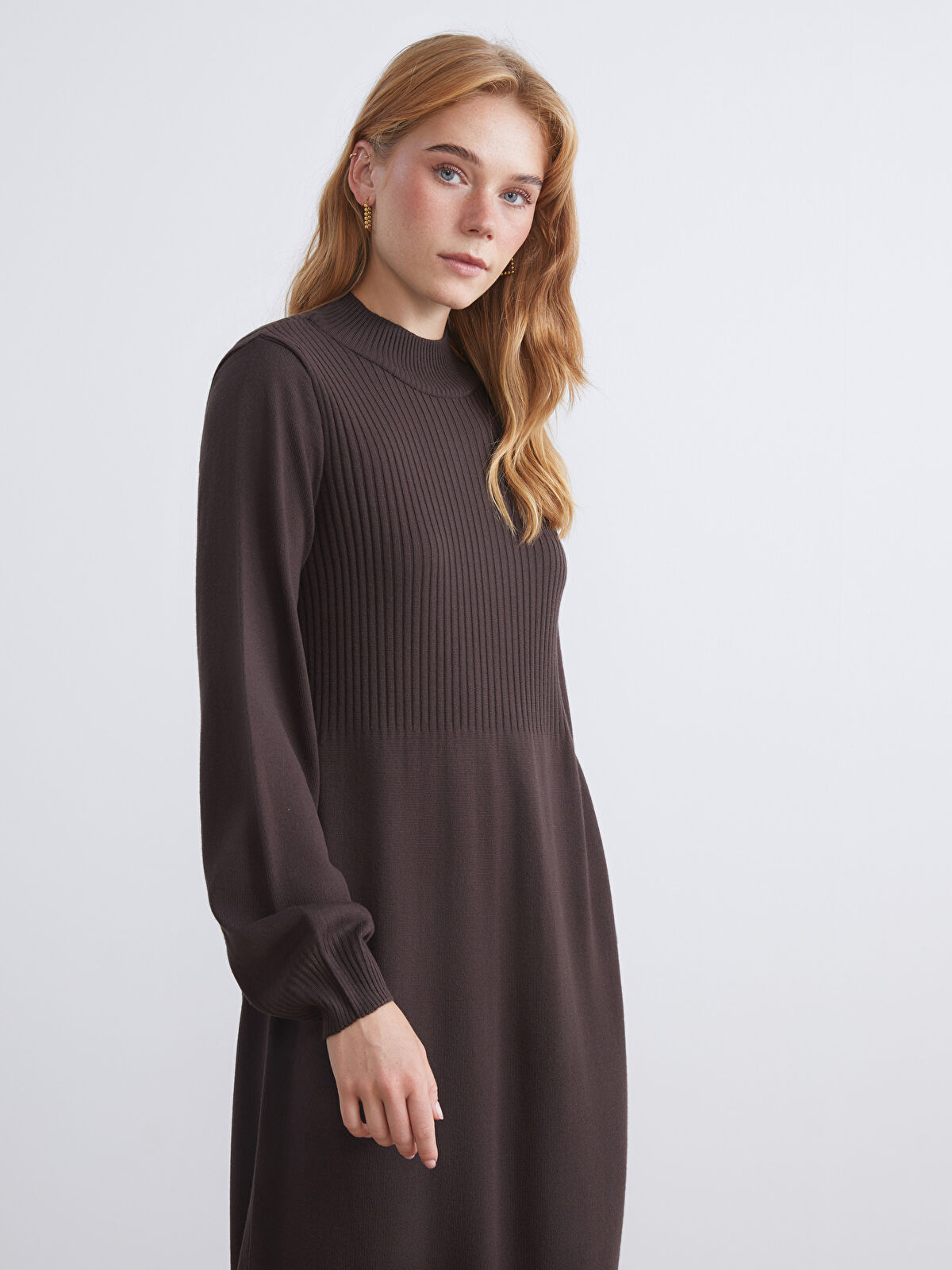 ❗️9/7まで❗️mame High Neck Dress Velour Jersey High Neck Dress - red - Mame Kurogouchi