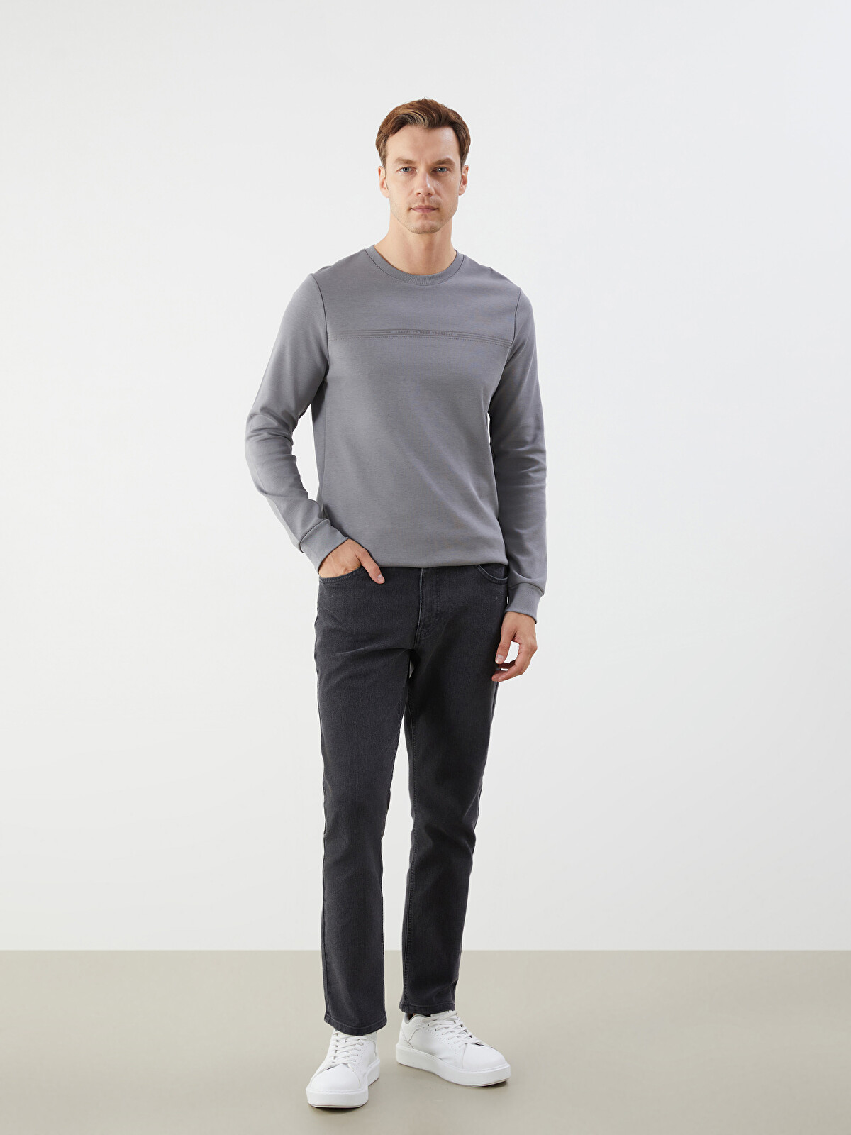 LCW Jeans Gri 779 Regular Fit Erkek Jean Pantolon - W5BJ64Z8-GRD | LCW
