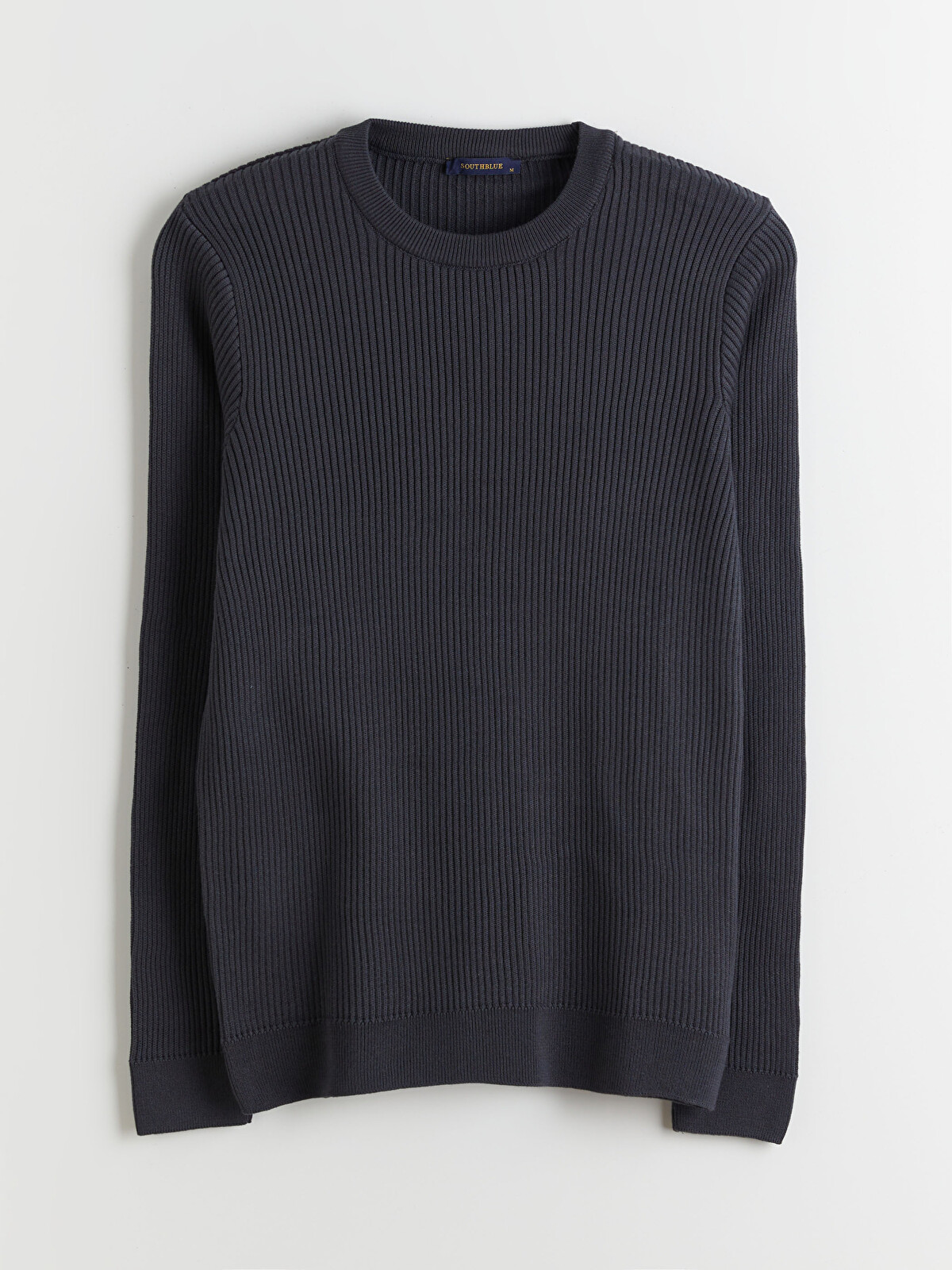 SOUTHBLUE Crew Neck Long Sleeve Men's Tricot Sweater - W5BR77Z8