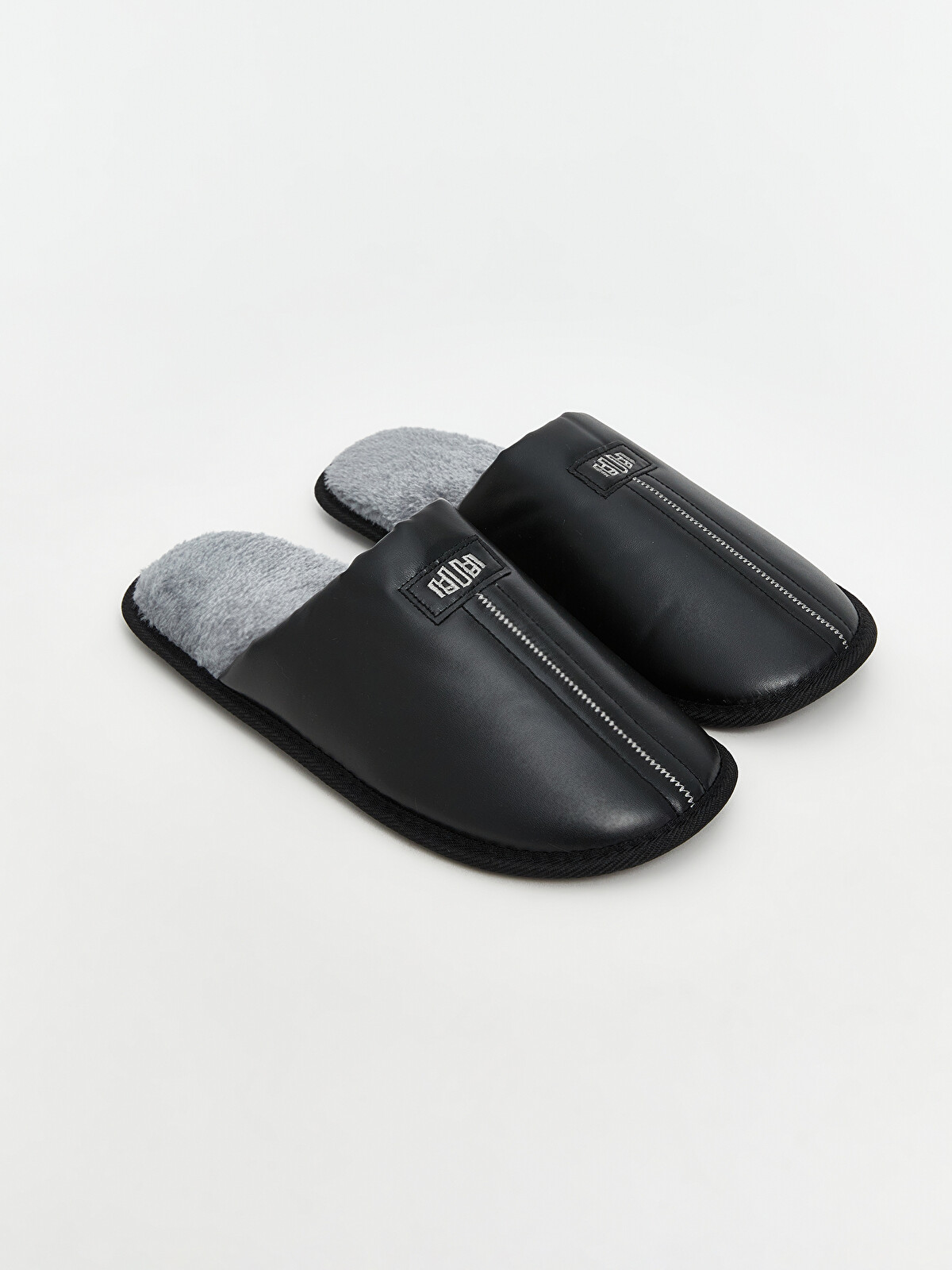 LCW STEPS Plush Men's Home Slippers - W5CI21Z8-HUC | LC Waikiki