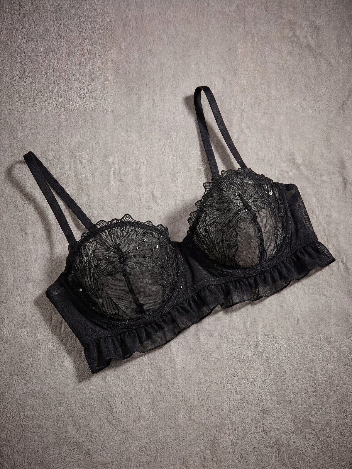 LCW DREAM Wired Non-padded Lace Fancy Strapless Bra - W5CJ26Z8-CVL