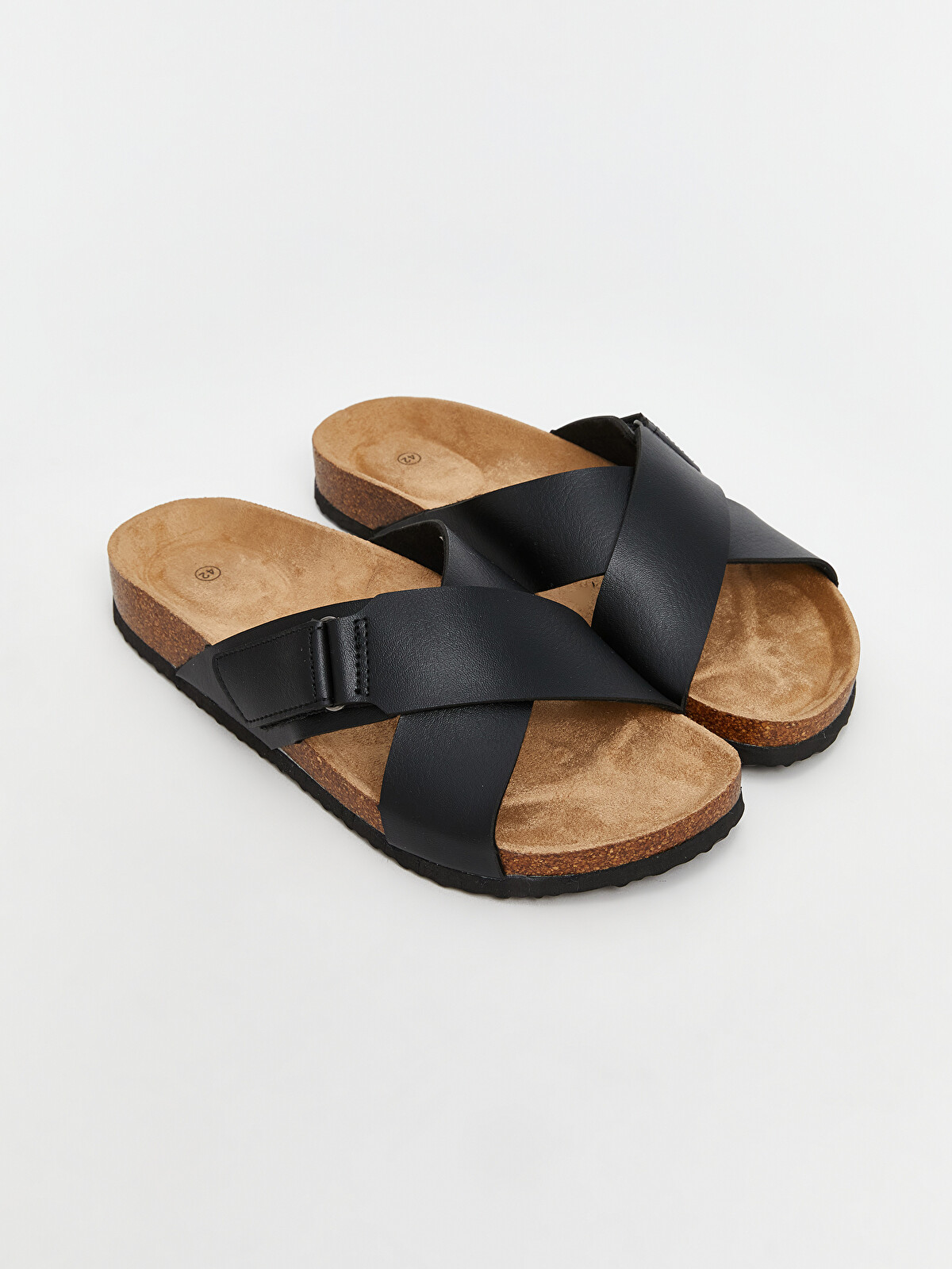 LCW STEPS Cross-strap Men's Slippers - W5CJ69Z8-CVL | LC Waikiki