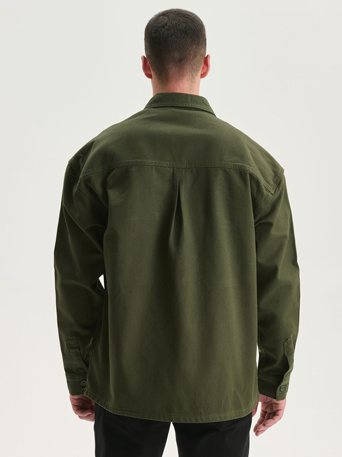 関税込 Camicia OVERSHIRT JACKET J20912F00009596LQ940 XSIDE Gabardine Pocket Men's Shirt Jacket -W5CQ26Z8-SEM - LC