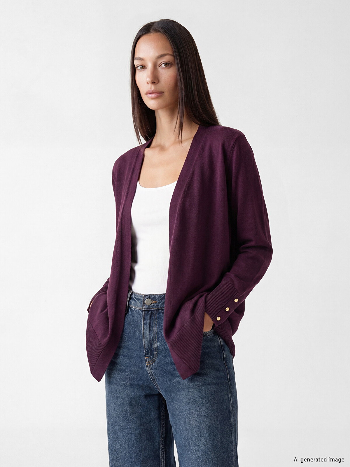 LCWAIKIKI Classic Shawl Collar Women's Knitwear Cardigan